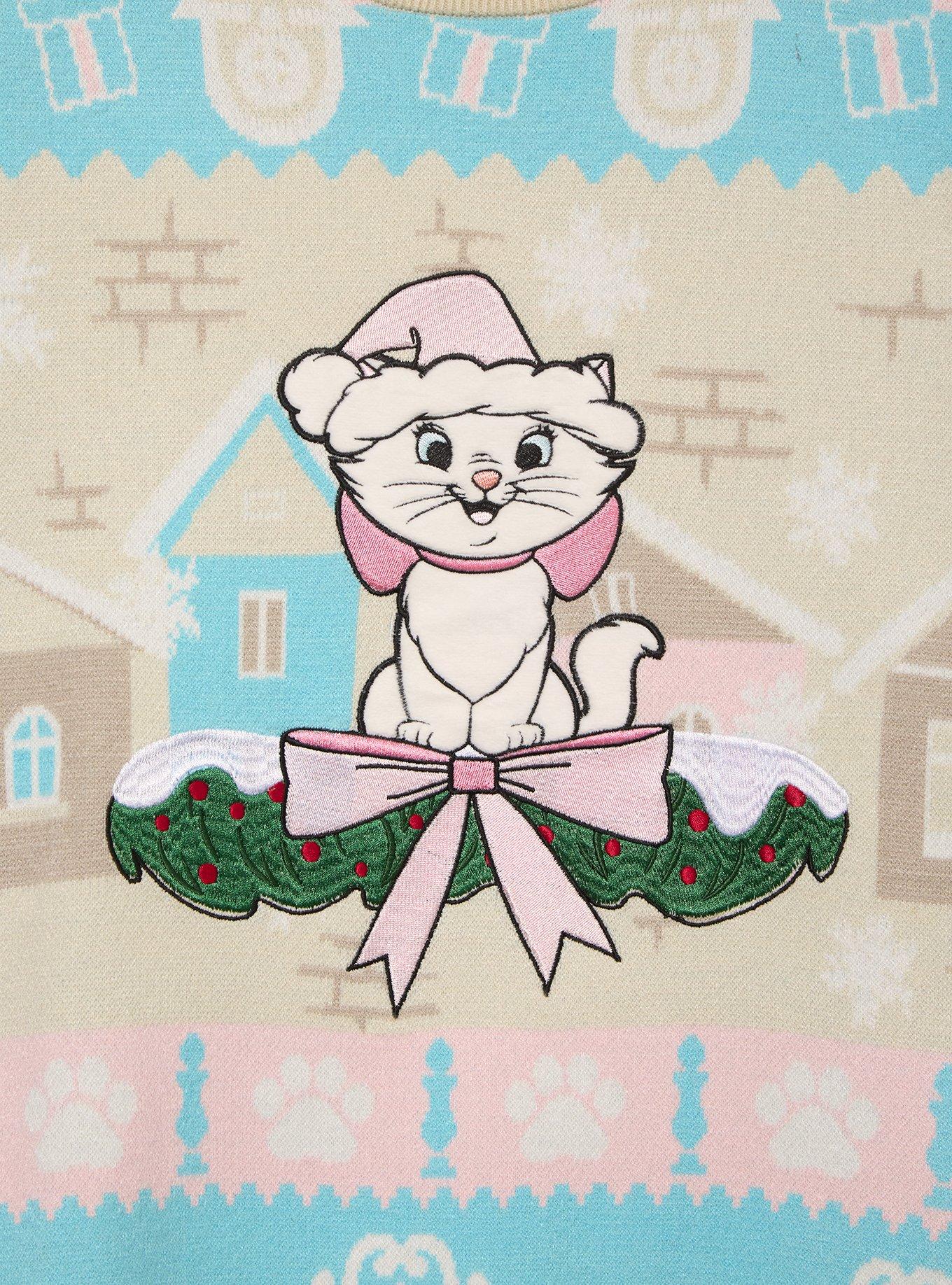 Disney The Aristocats Marie Holiday Sweater - BoxLunch Exclusive, MULTI, alternate - view 4