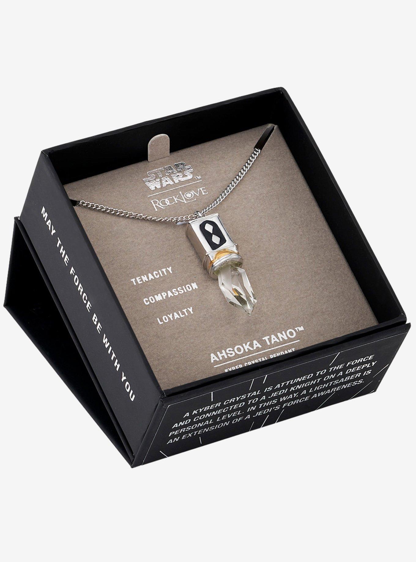 Star Wars X RockLove Ahsoka Tano Kyber Crystal Necklace, , alternate
