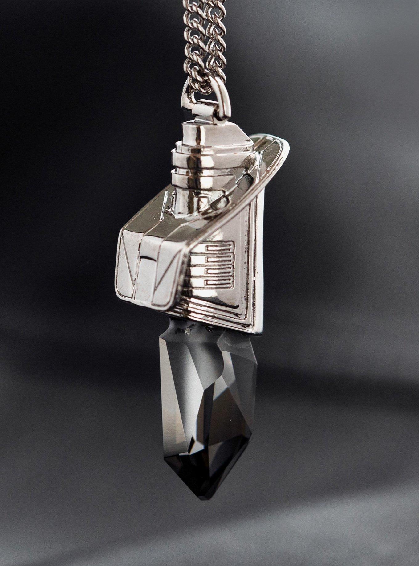 Star Wars X RockLove Darksaber Kyber Crystal Necklace, , alternate