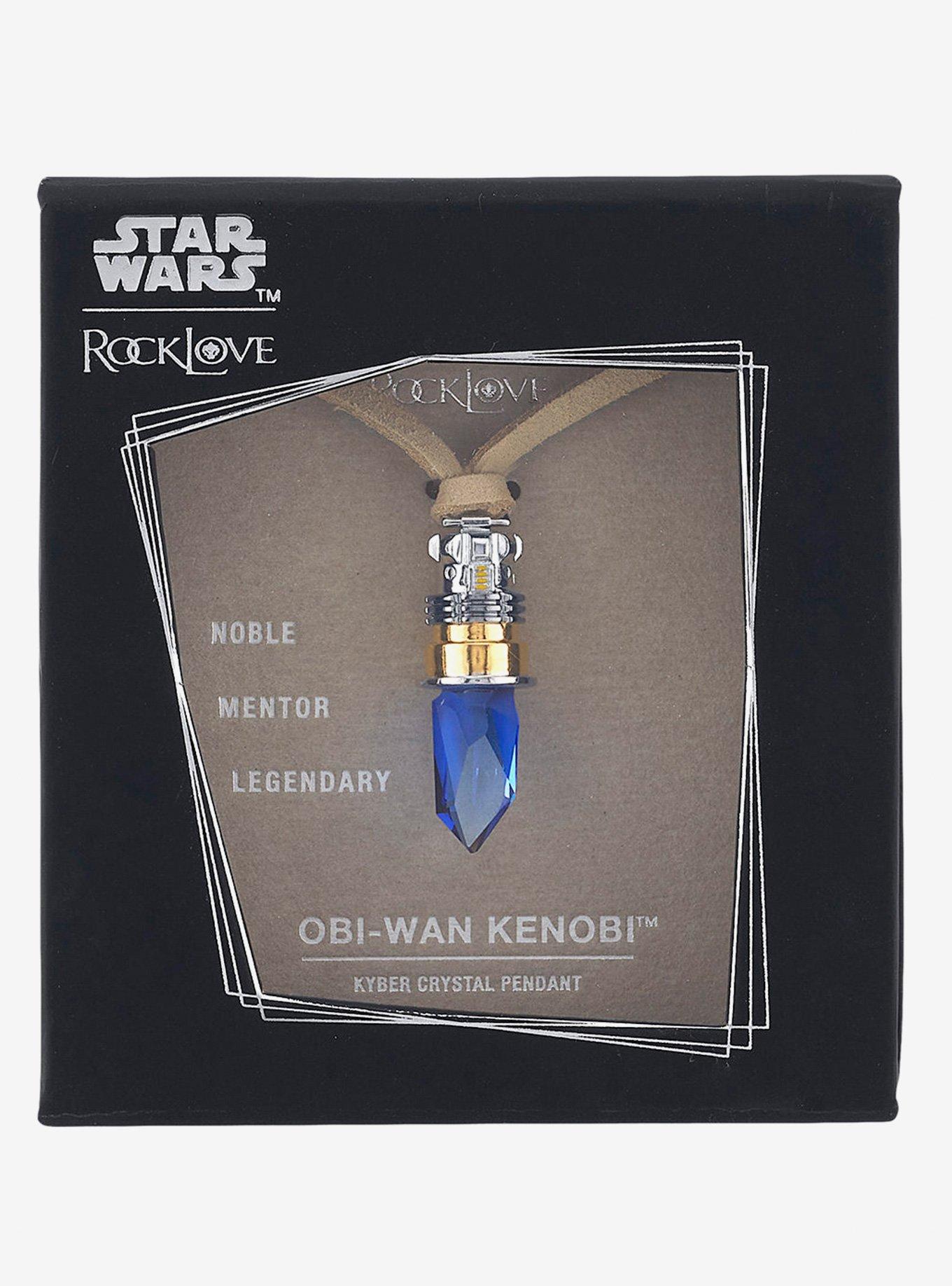 Star Wars X RockLove Obi-Wan Kenobi Kyber Crystal Necklace, , alternate