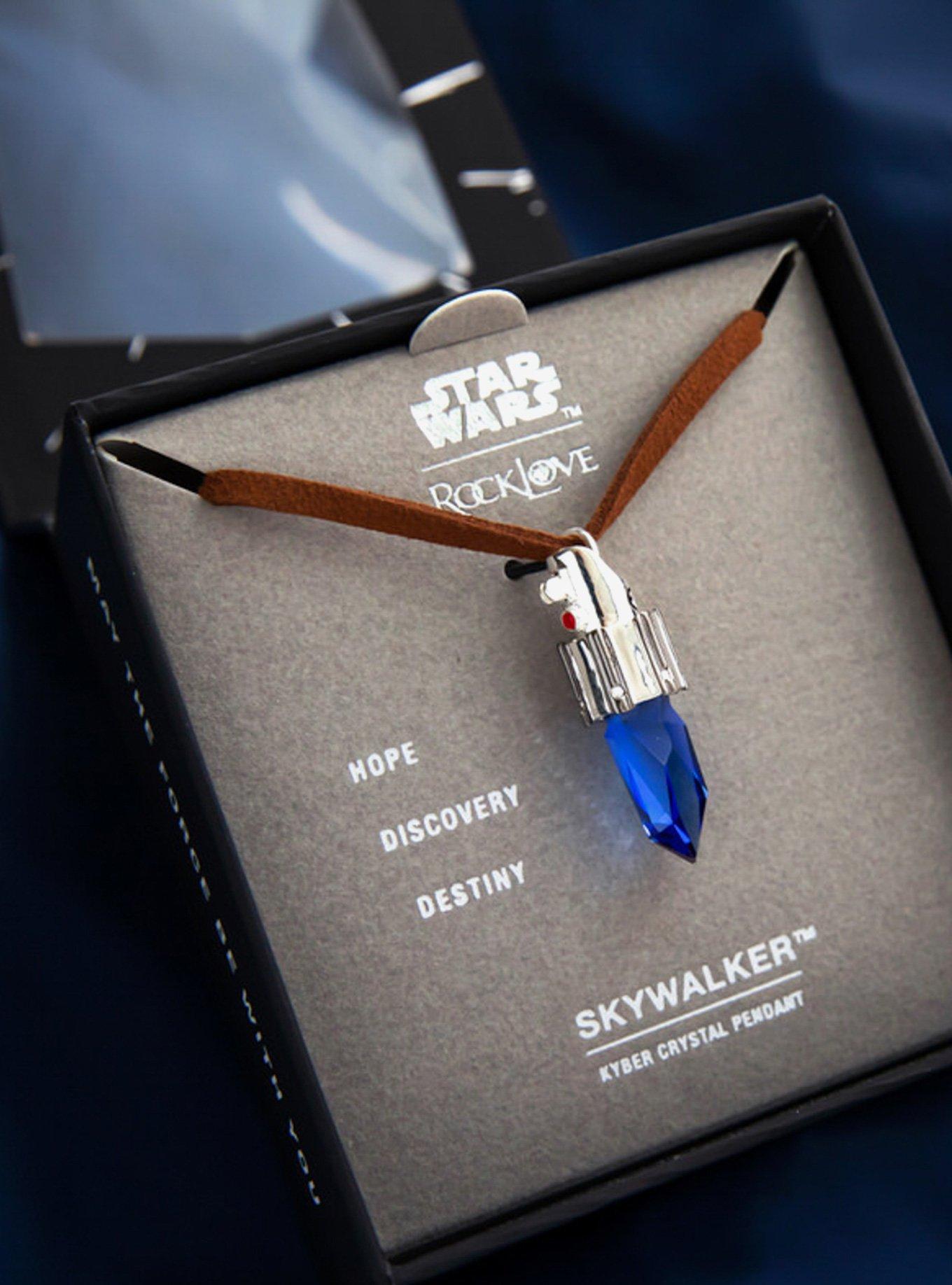 Star Wars X RockLove Skywalker Legacy Kyber Crystal Necklace, , alternate