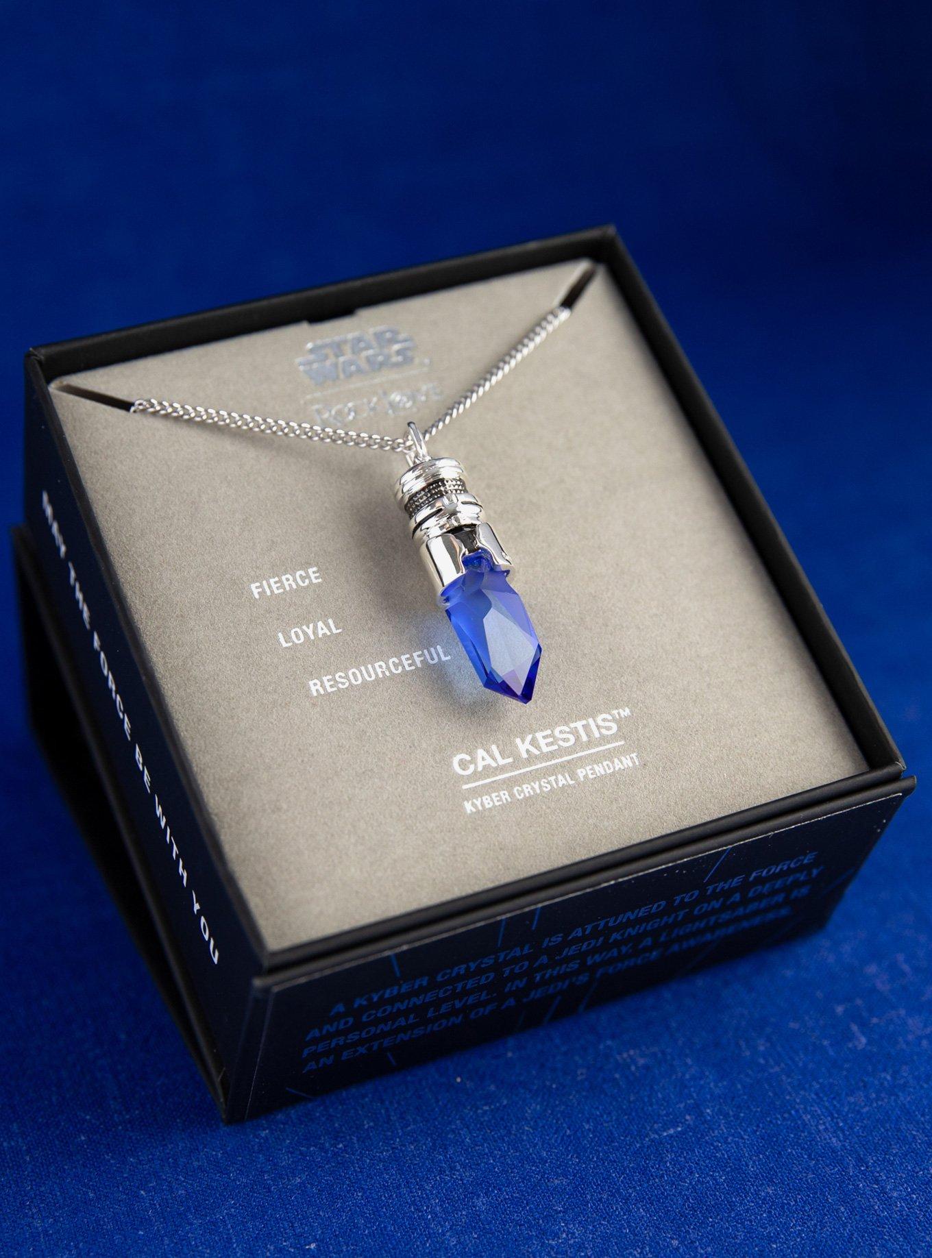 Star Wars X RockLove Cal Kestis Kyber Crystal Necklace