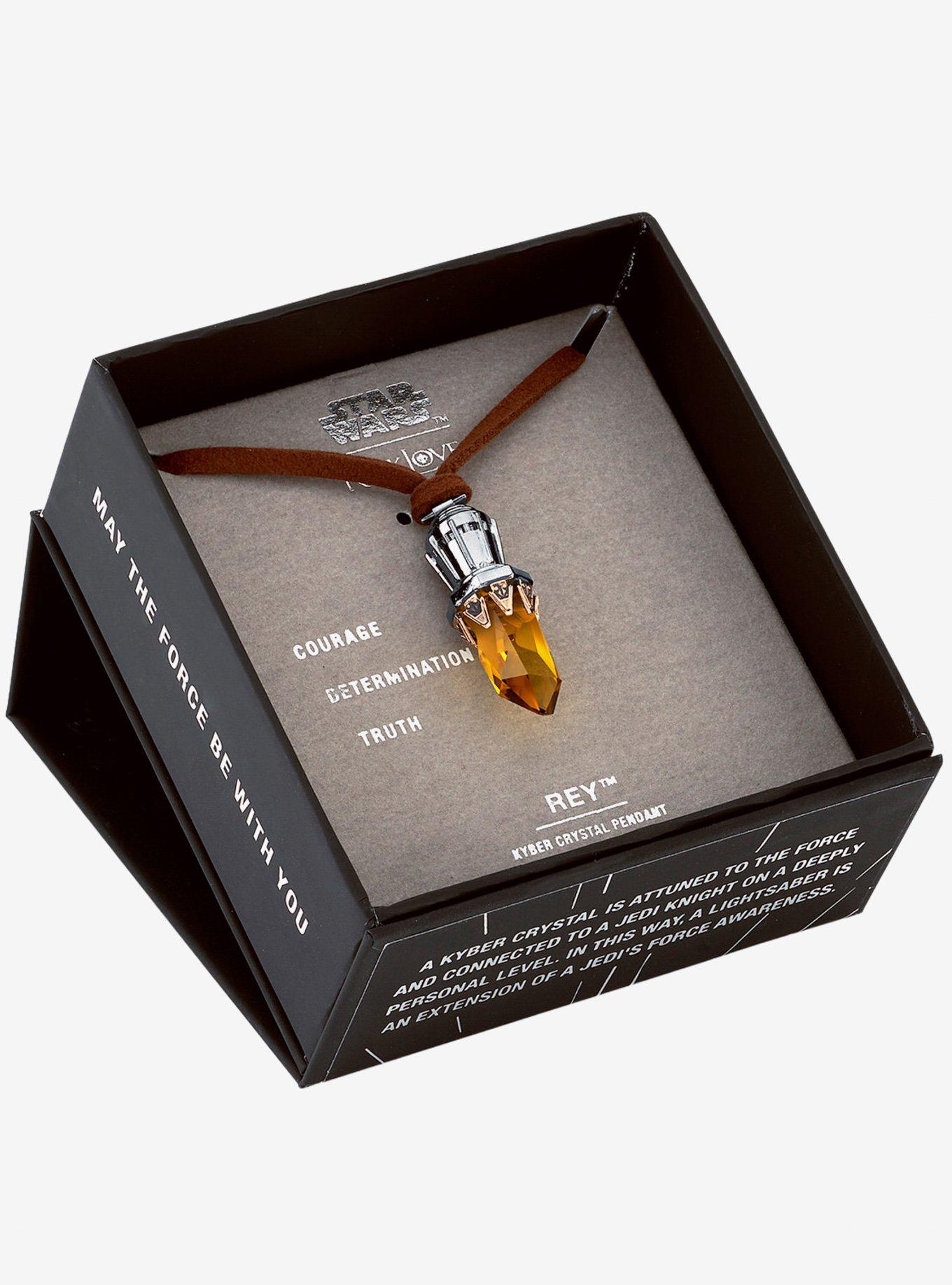 Star Wars X RockLove Rey Kyber Crystal Necklace, , alternate
