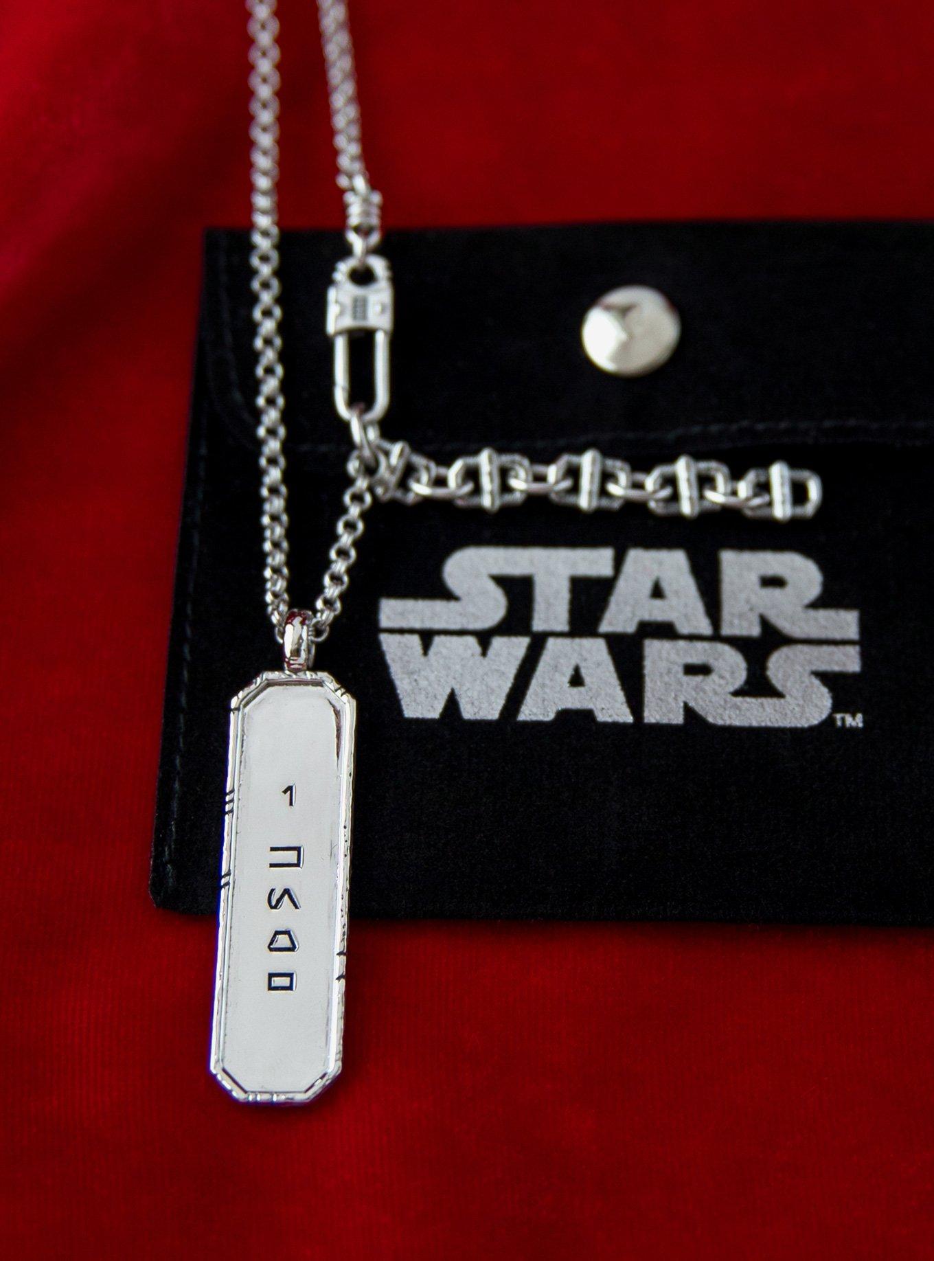 Star Wars X RockLove Galactic Forge I Know Necklace (Brass), , alternate