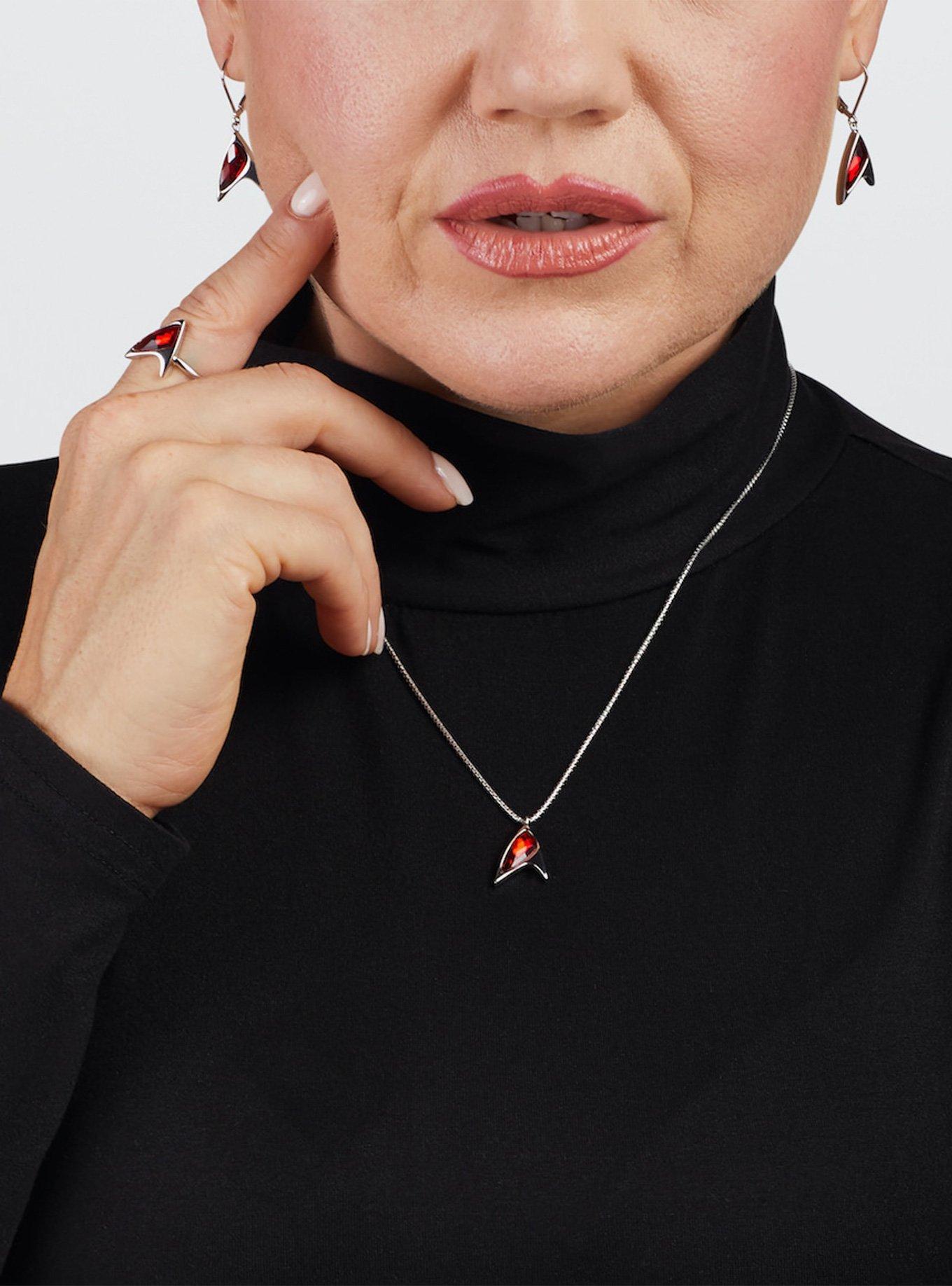 Star Trek X RockLove Crystal Delta Ring - Red, , hi-res