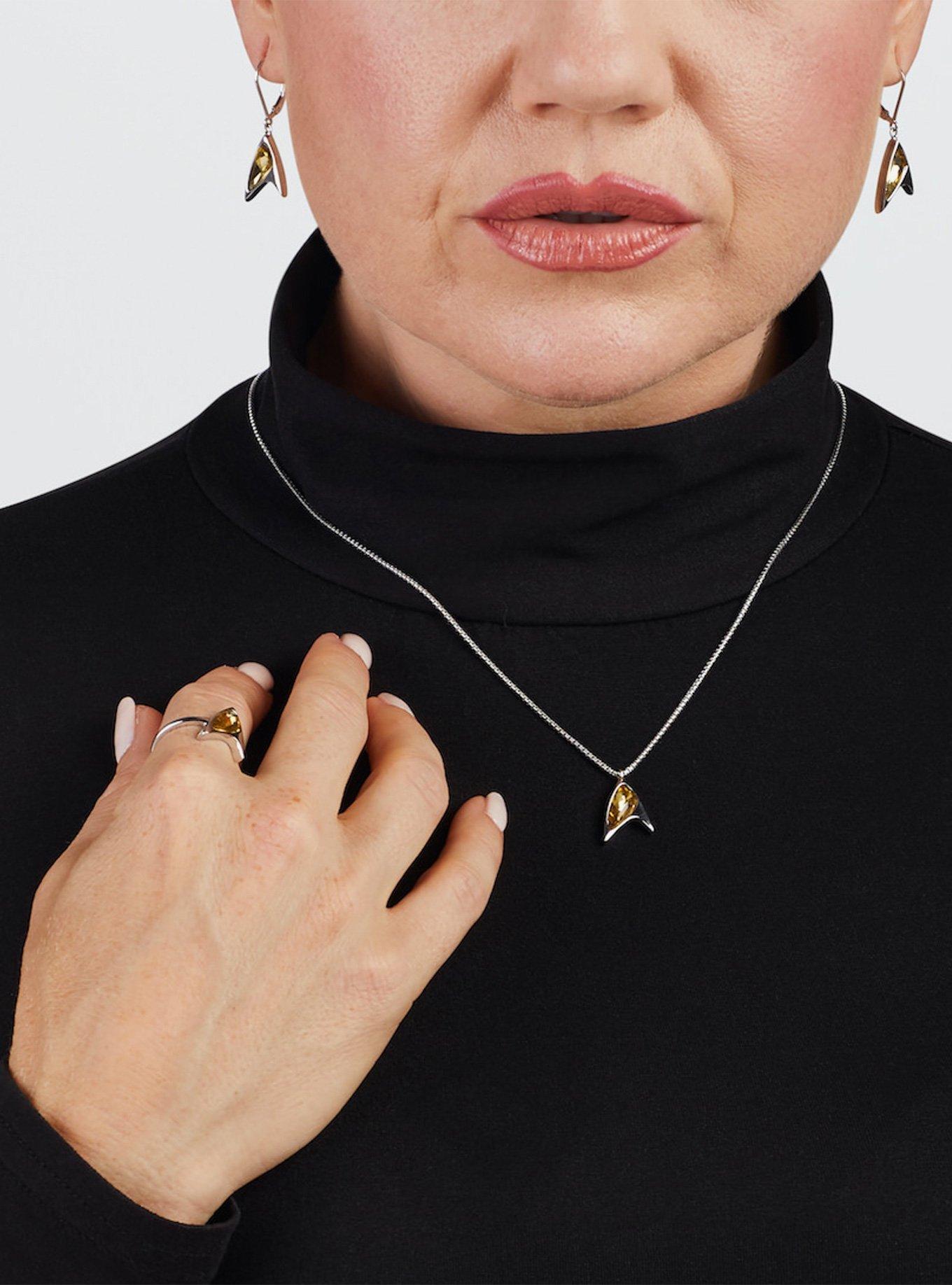 Star Trek X RockLove Crystal Delta Ring - Yellow, , hi-res