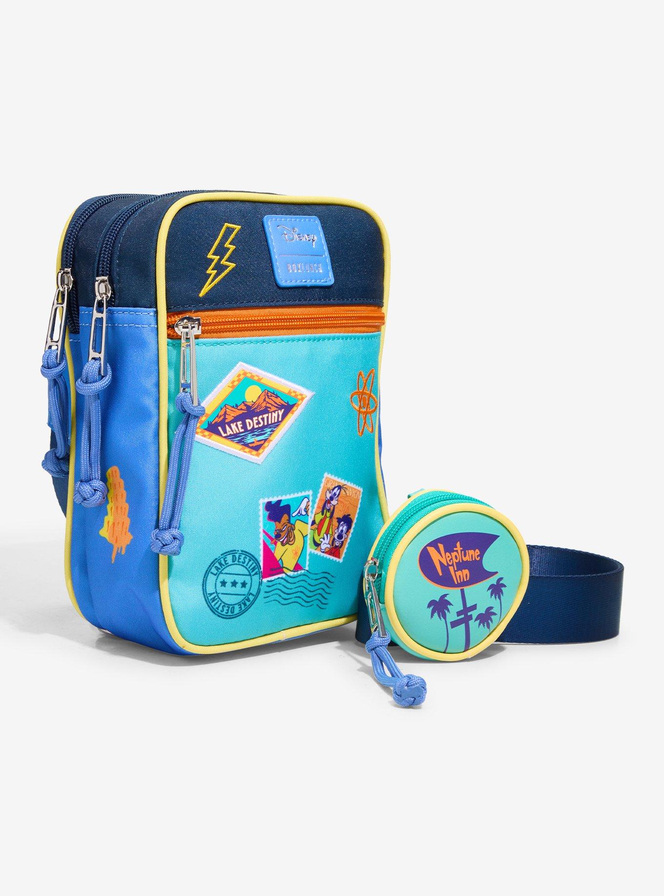 A Goofy Movie Stamps Travel Crossbody Bag &mdash; BoxLunch Exclusive, , hi-res