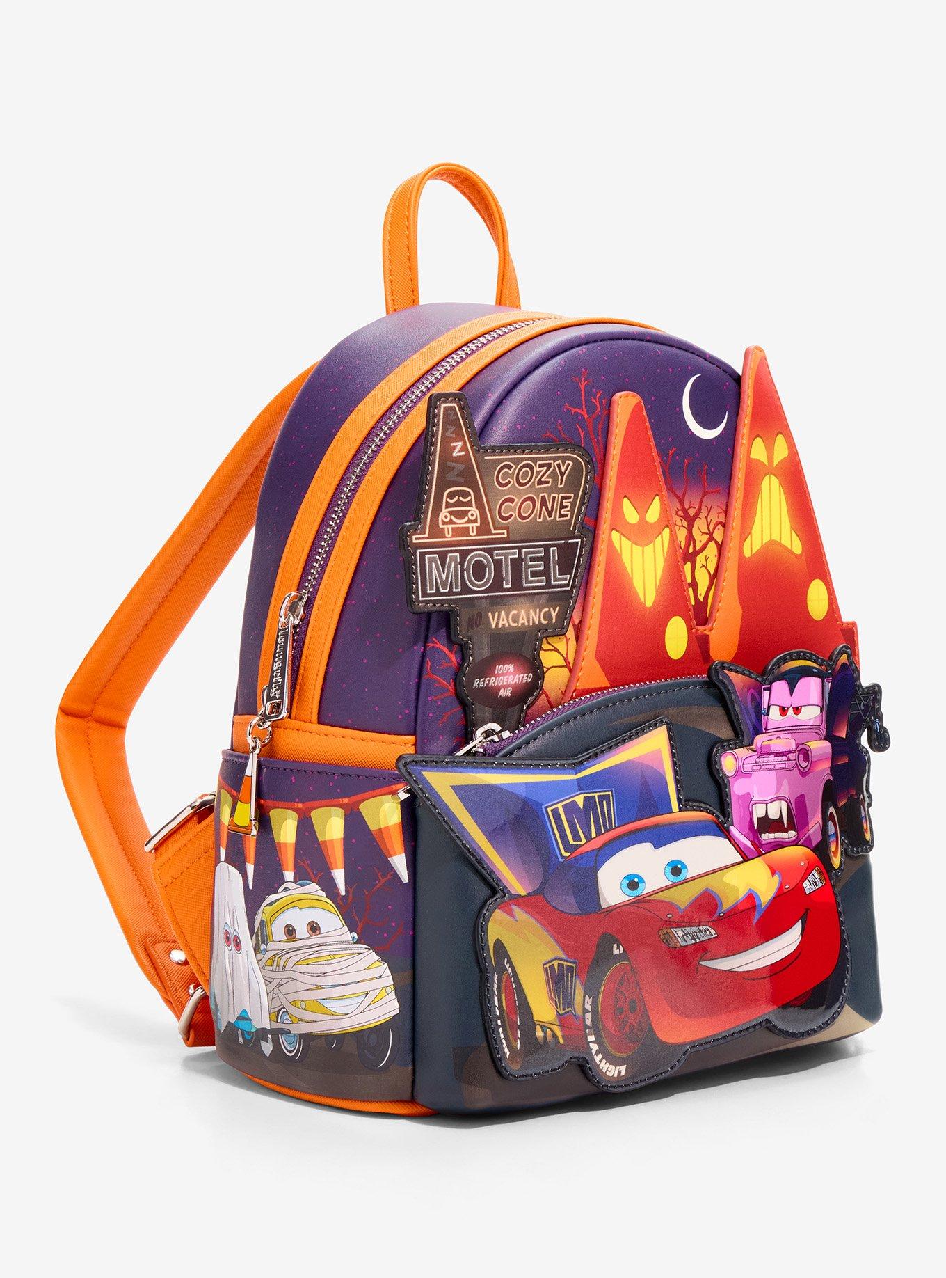 Loungefly Disney Pixar Cars Halloween Costumes Glow-in-the-Dark Mini Backpack - BoxLunch Exclusive, , alternate - view 3