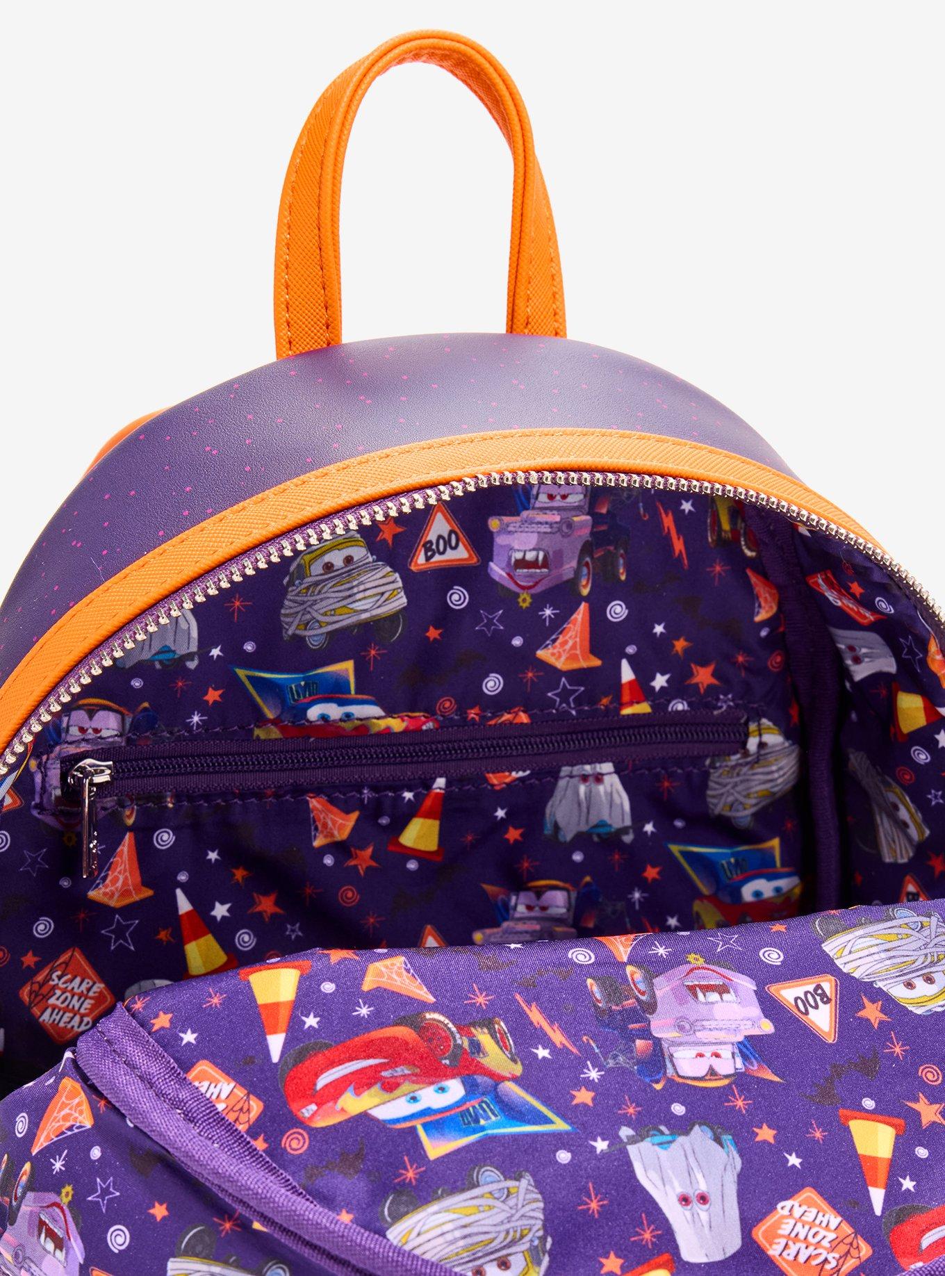 Loungefly Disney Pixar Cars Halloween Costumes Glow-in-the-Dark Mini Backpack - BoxLunch Exclusive, , alternate - view 6