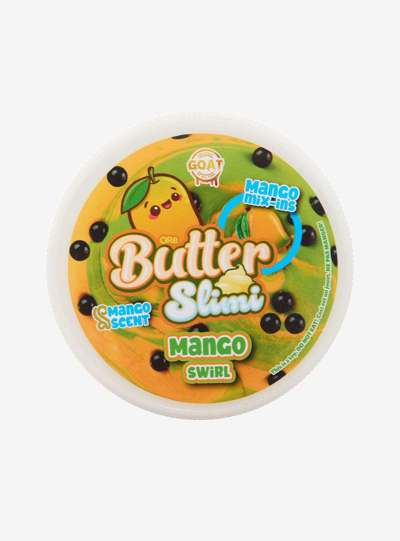 Orb Butter Slimi Mango Swirl Mango Scented Butter Slime, , hi-res
