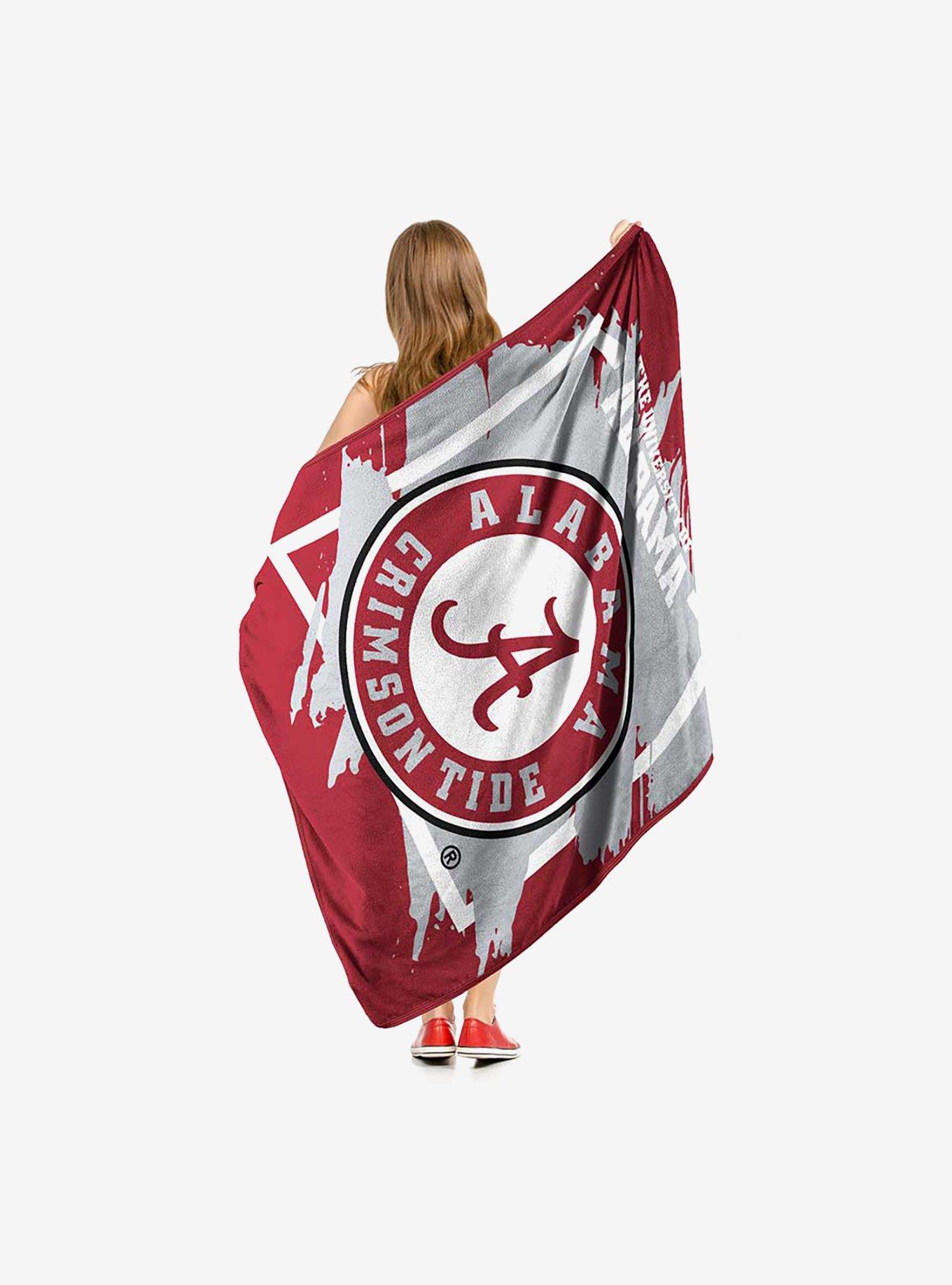 NCAA Alabama Dimensional Micro Raschel Throw Blanket, , hi-res