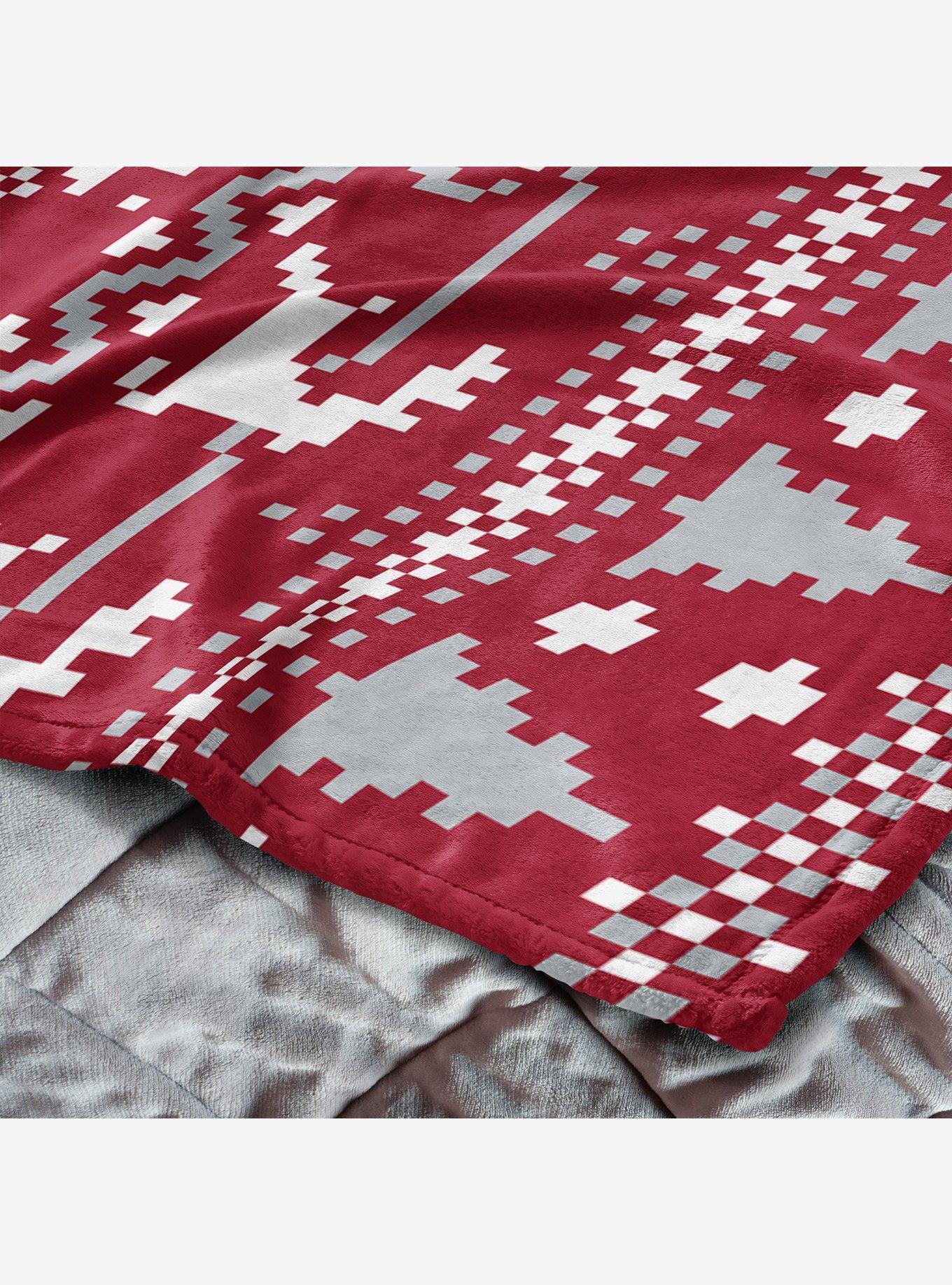 NCAA Alabama Crimson Tide Xmas Time Silk Touch Throw Blanket, , alternate