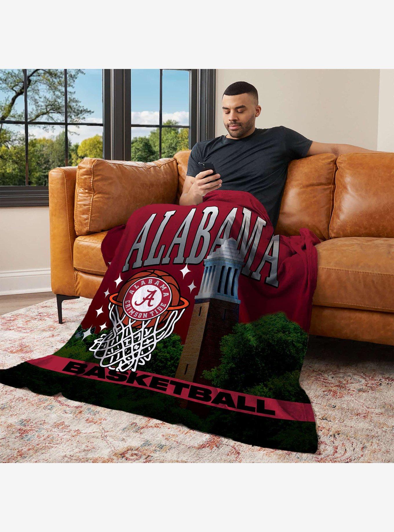 NCAA Alabama Crimson Tide BBall Love Silk Touch Throw Blanket, , hi-res