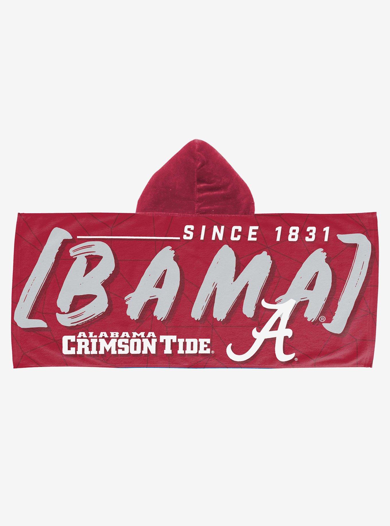 NCAA Alabama Youth Hooded Beach Towel, , hi-res