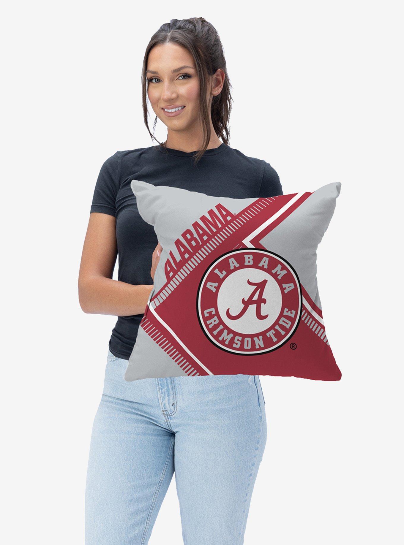 NCAA Alabama Crimson Tide Pulsewave Throw Pillow, , alternate