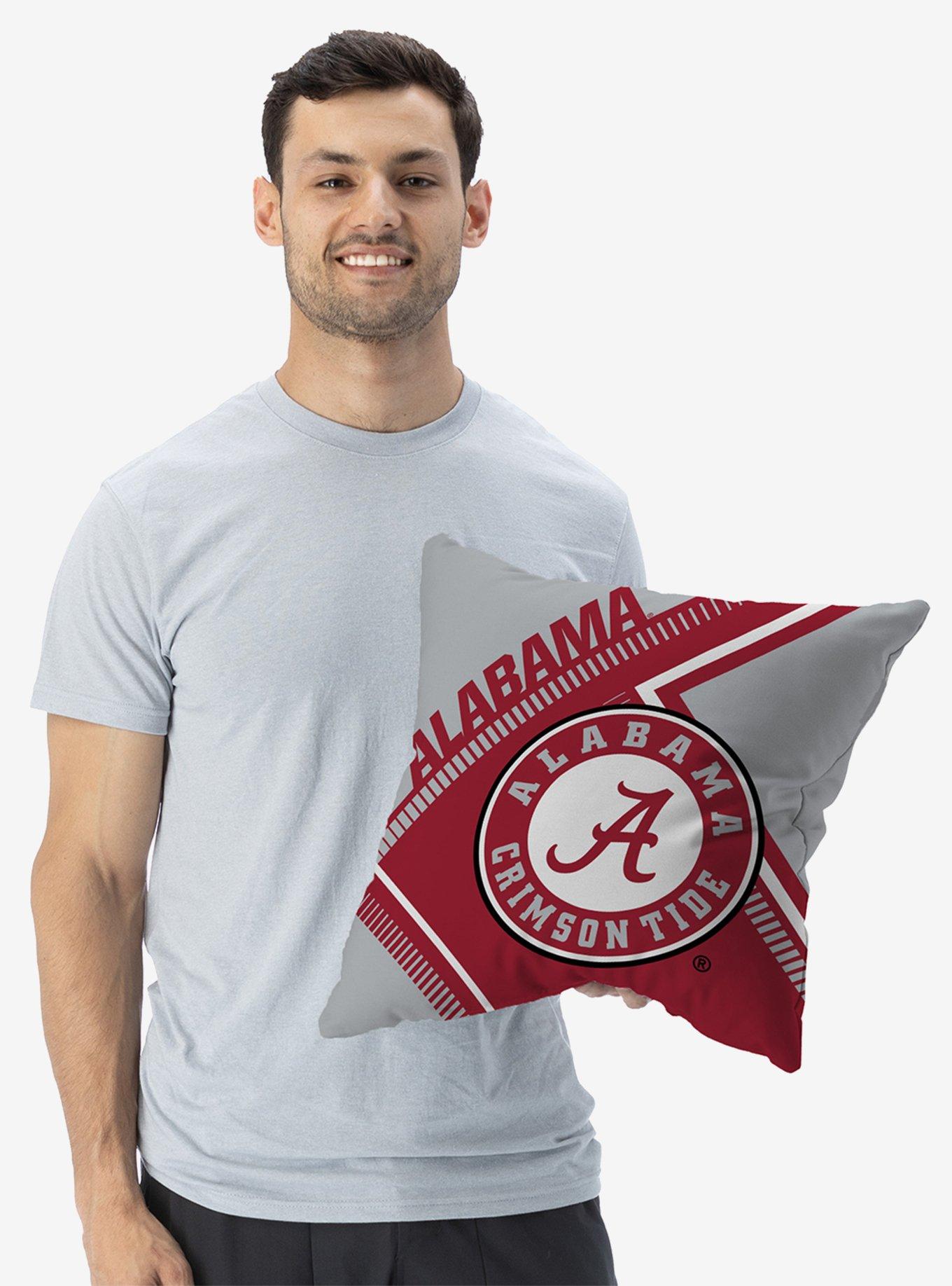 NCAA Alabama Crimson Tide Pulsewave Throw Pillow, , alternate
