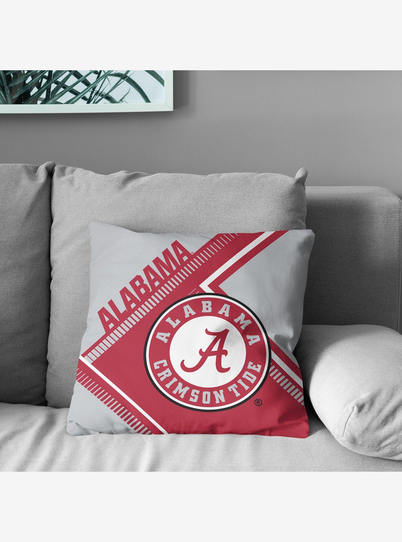 NCAA Alabama Crimson Tide Pulsewave Throw Pillow, , alternate