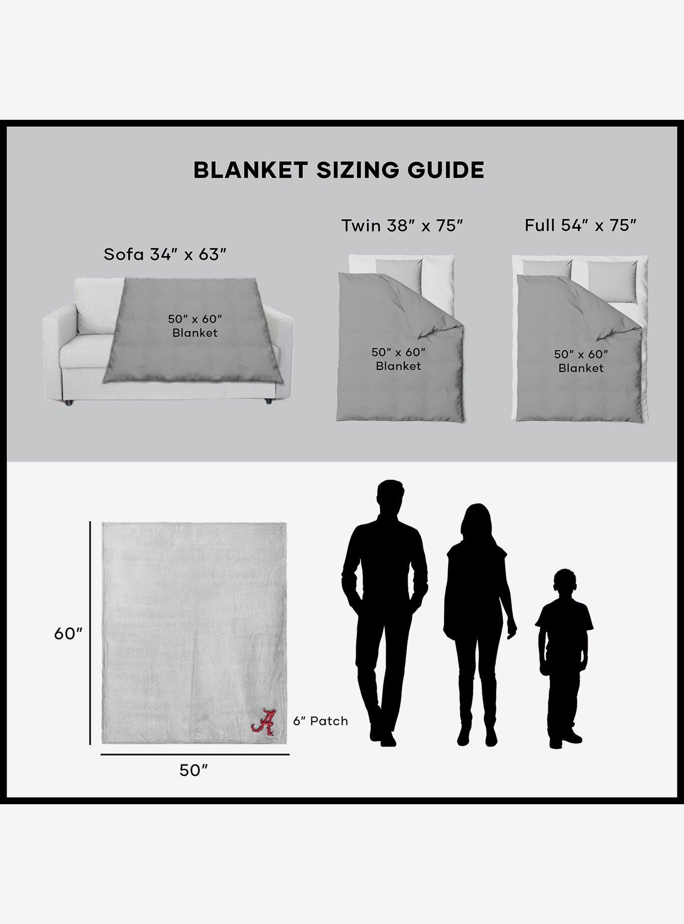 NCAA Alabama Crimson Tide Logo Sweatshirt Throw Blanket, , alternate