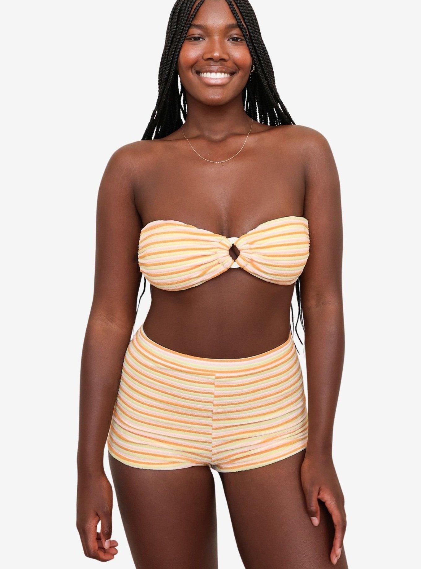Dippin' Daisy's Flop Farrah Elastic Waist Booty Short, ORANGE, alternate