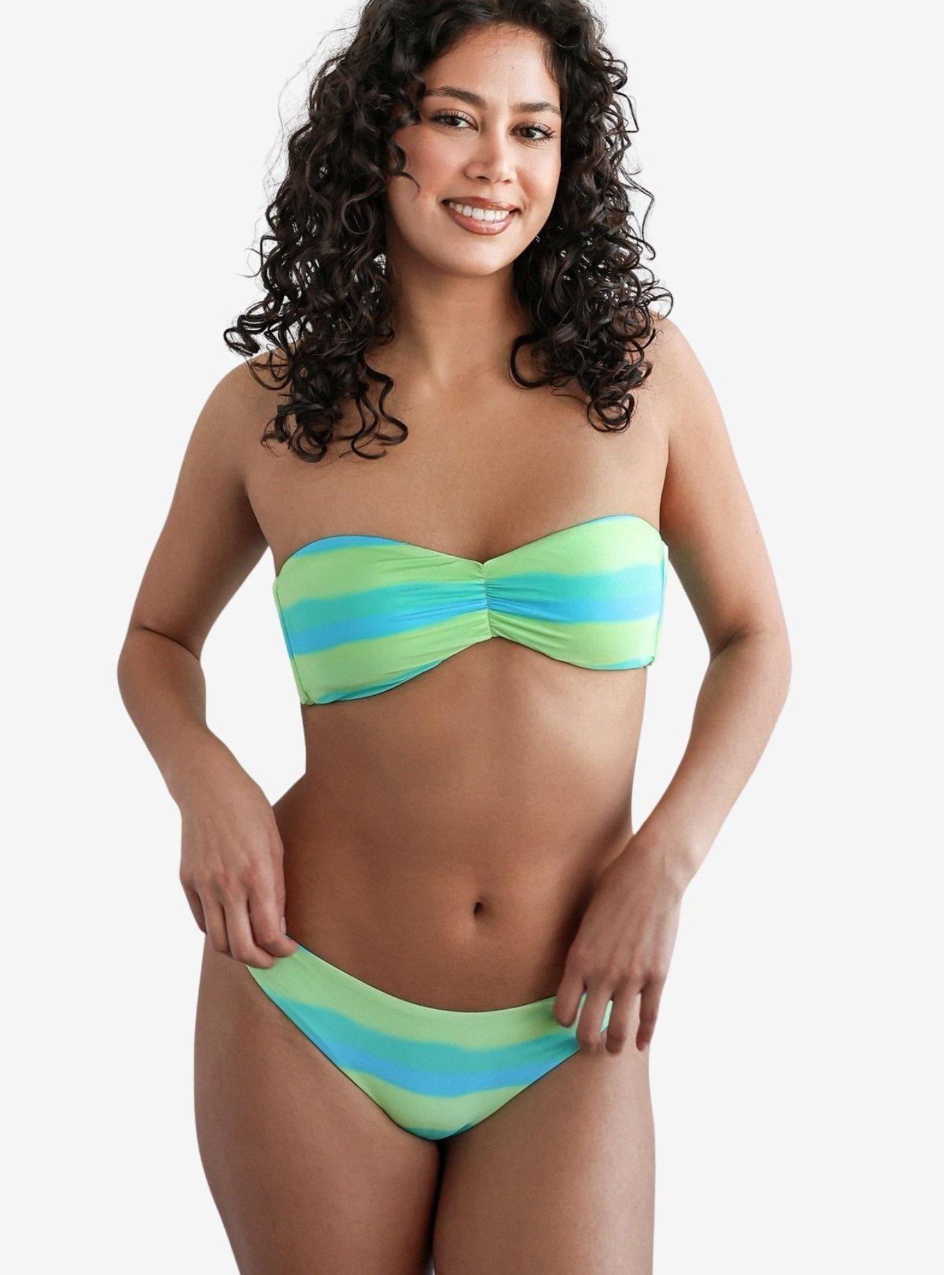 Dippin' Daisy's Haven Hudson Bandeau Bikini Top, BLUE, alternate