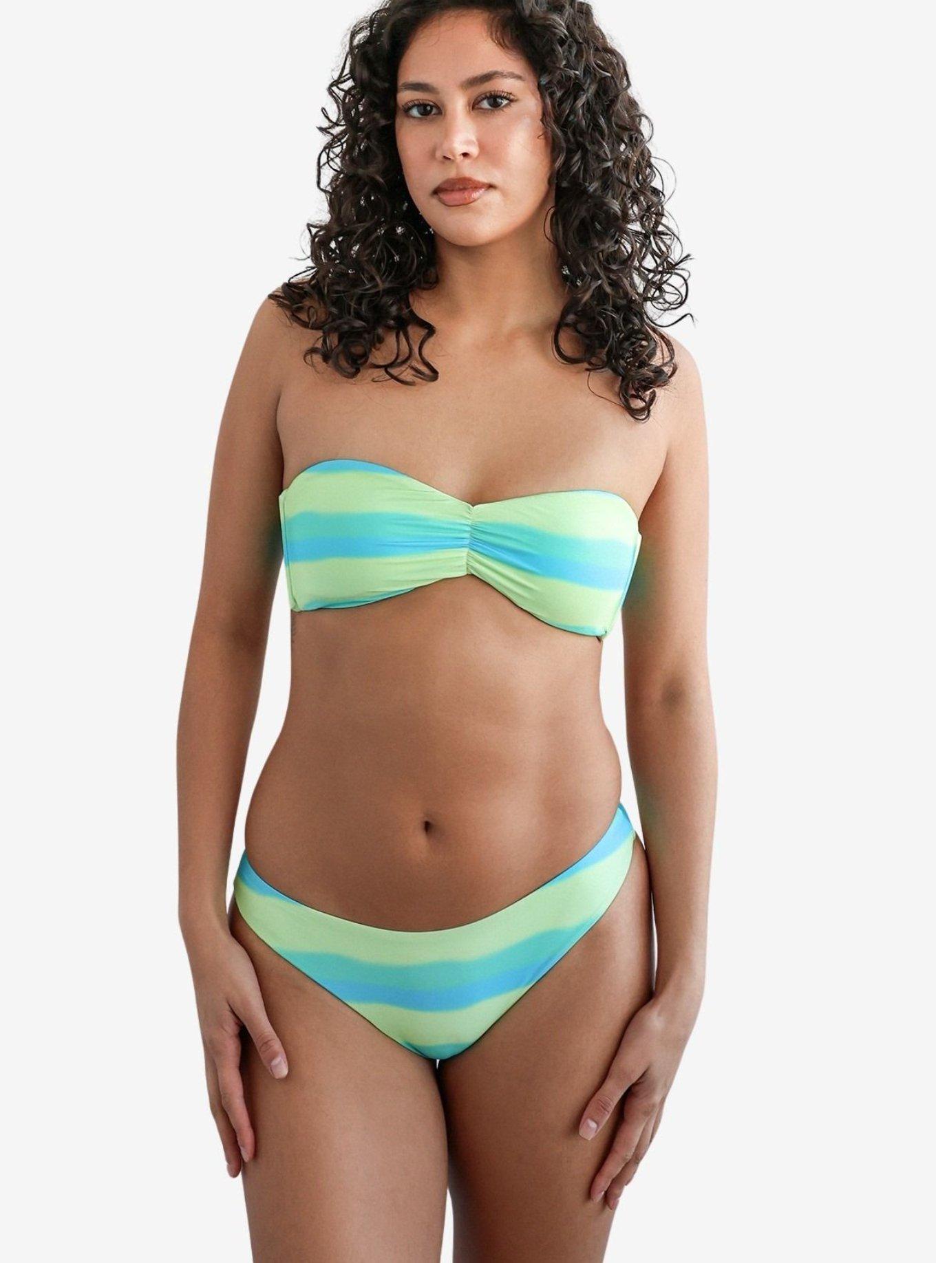 Dippin' Daisy's Haven Nocturnal Cheeky Bikini Bottom, BLUE, alternate