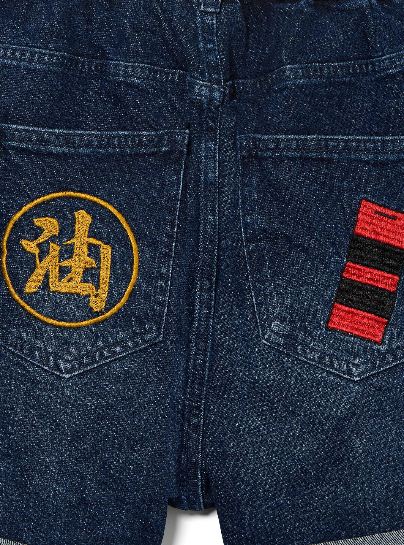 Studio Ghibli&reg; Spirited Away Floral Characters Women's High Waisted Shorts - BoxLunch Exclusive, DENIM, alternate - view 5