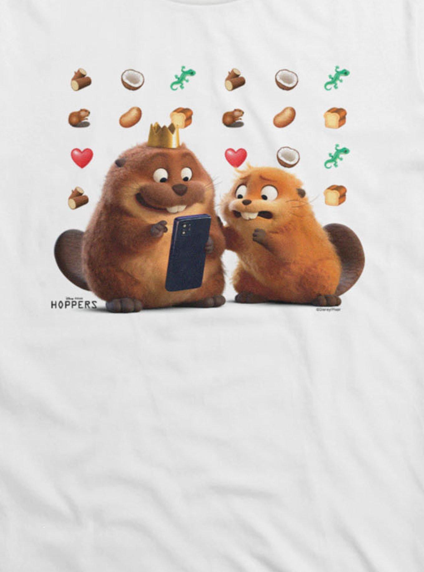 Disney Pixar Hoppers Mabel King George Emoji Phone T-Shirt, , hi-res