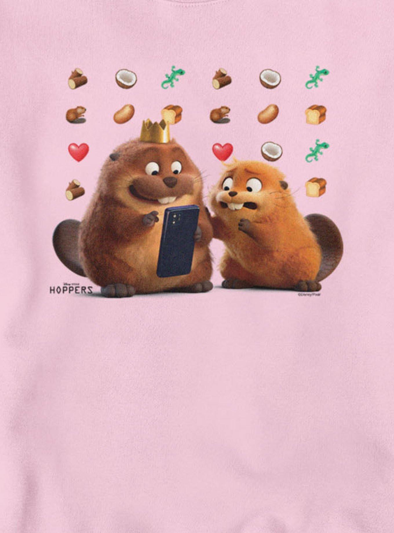 Disney Pixar Mable King George Emoji Phone Sweatshirt, , alternate