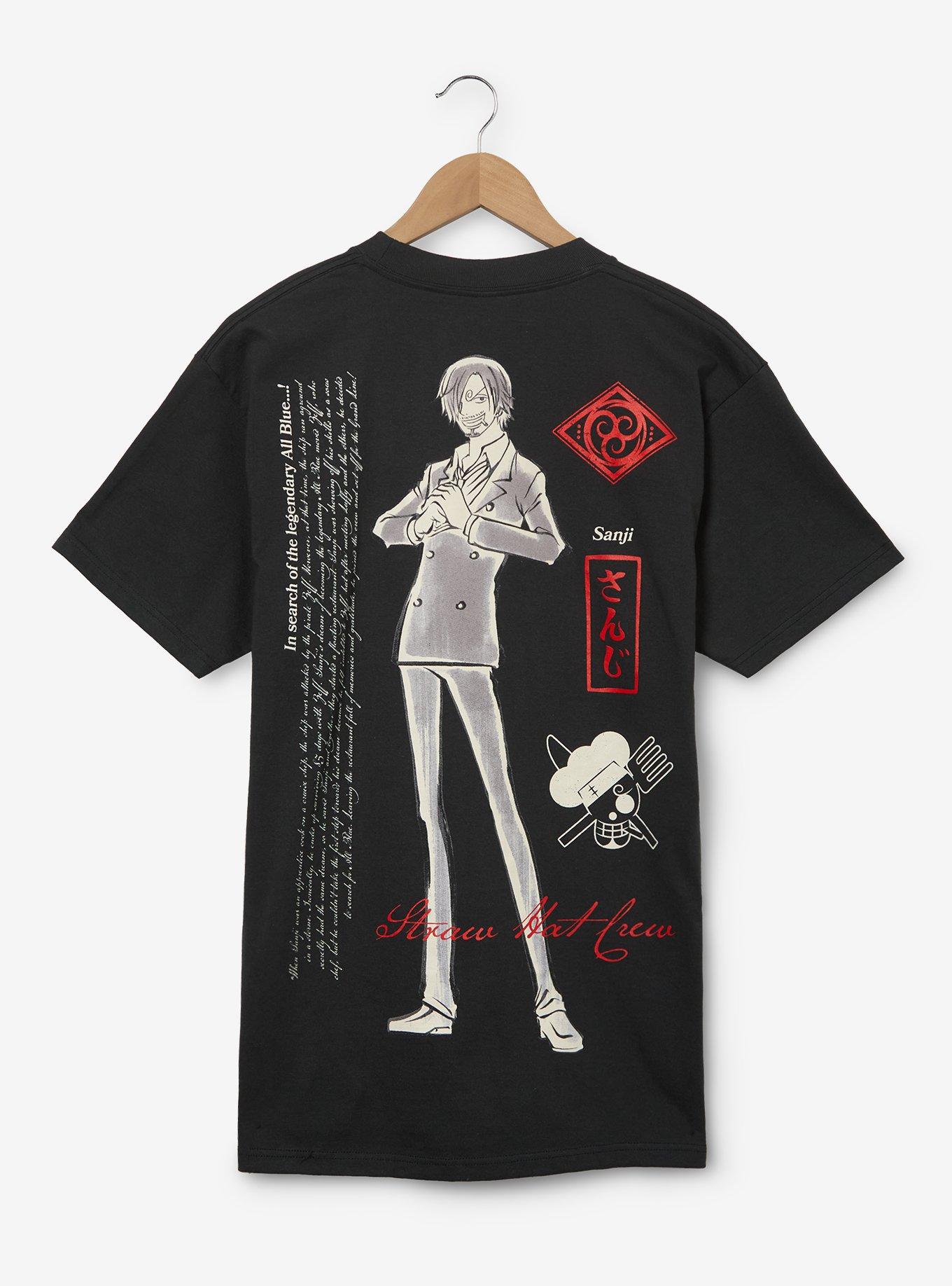 One Piece Tonal Sanji Portrait T-Shirt - BoxLunch Exclusive, , hi-res