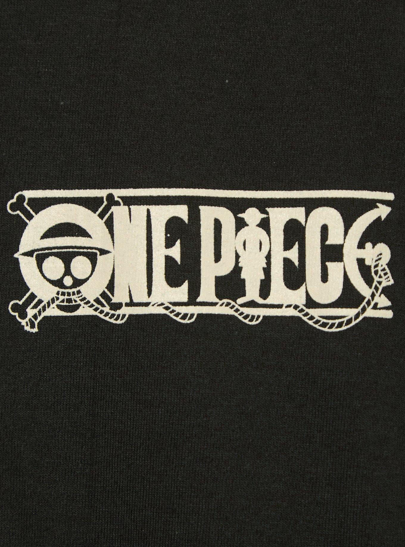 One Piece Tonal Sanji Portrait T-Shirt - BoxLunch Exclusive, BLACK, alternate