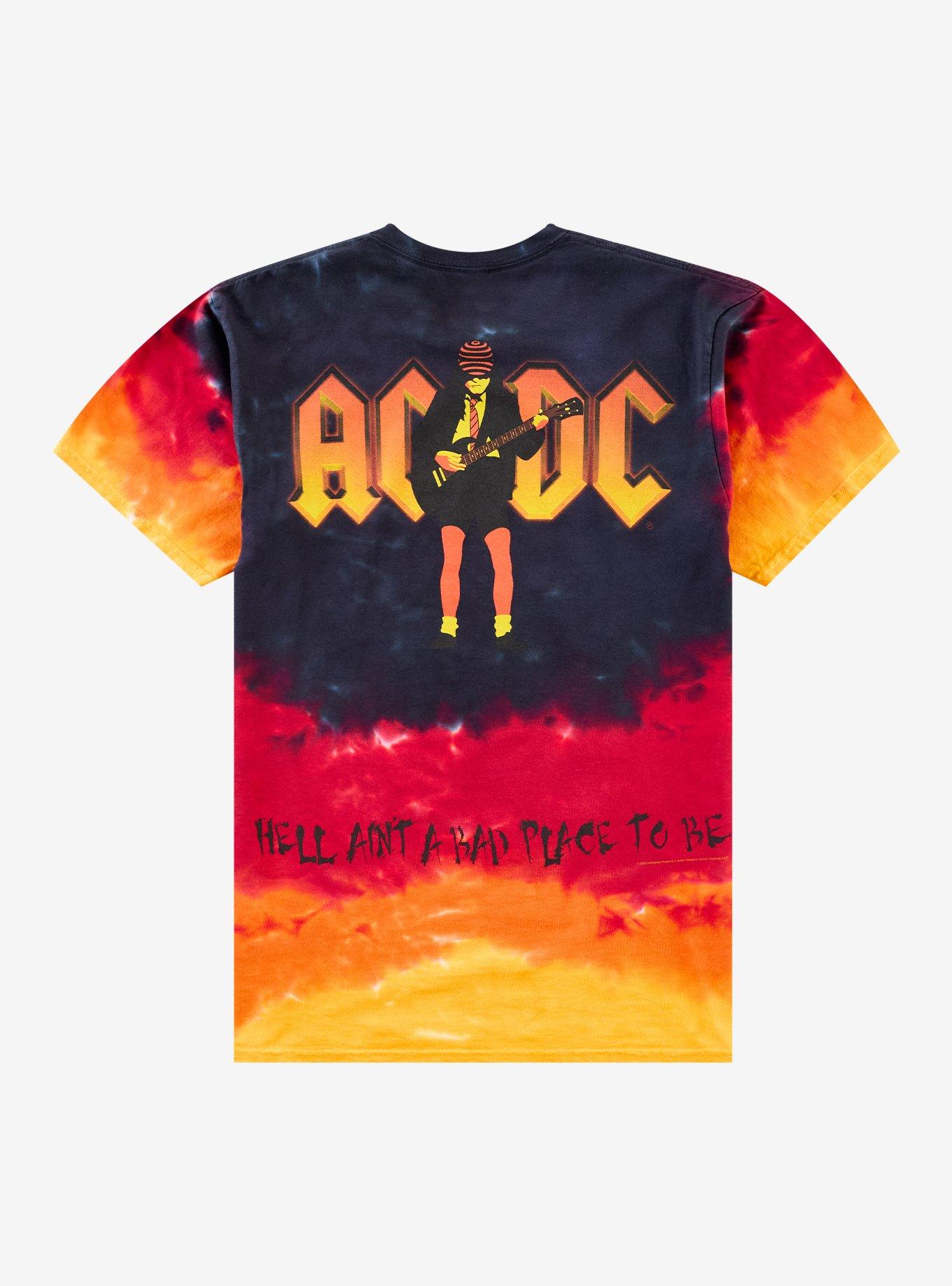 AC/DC Highway To Hell Tie-Dye T-Shirt By Liquid Blue, , hi-res