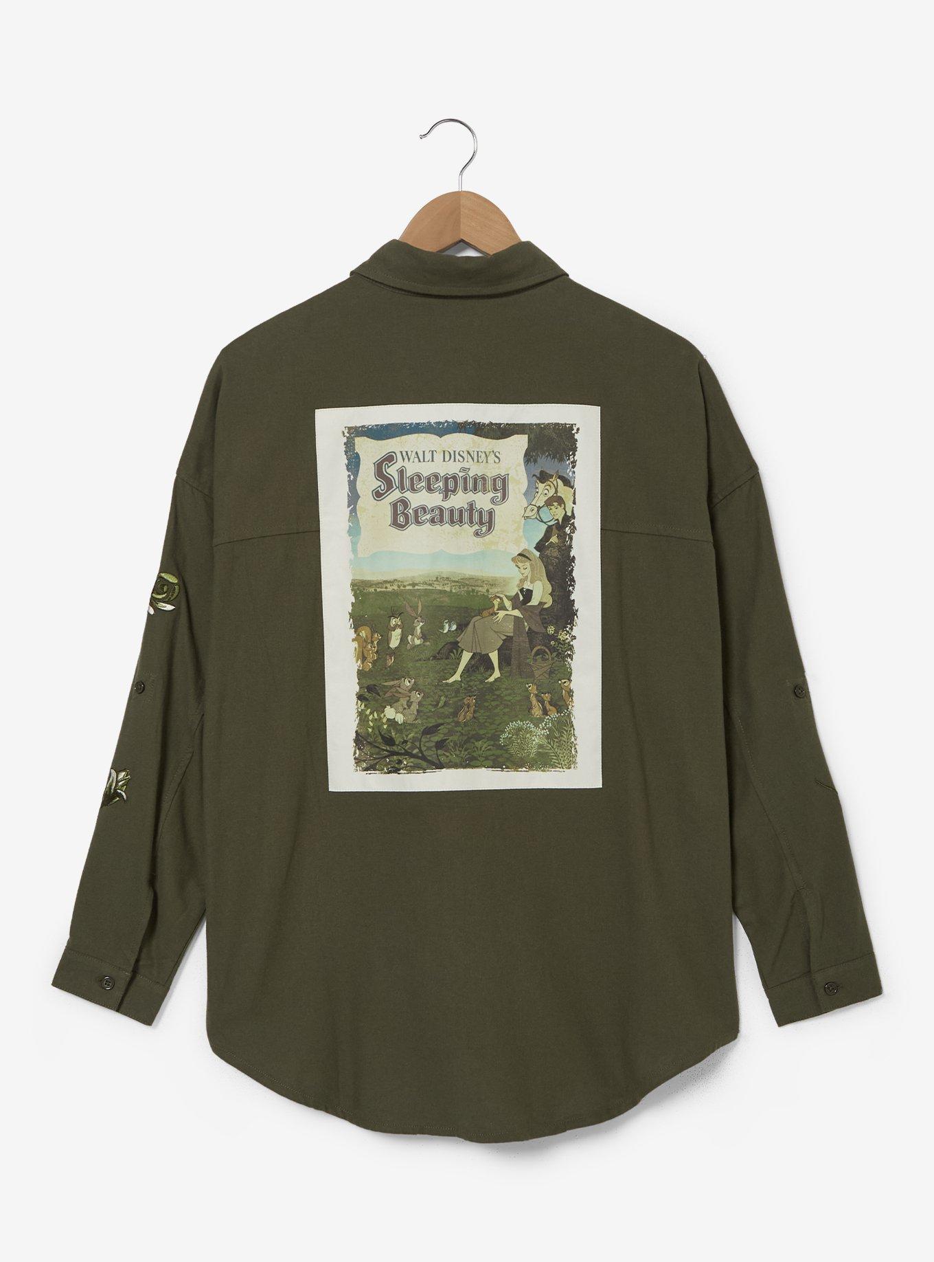 Disney Sleeping Beauty Aurora Women's Long Sleeve Button-Up - BoxLunch Exclusive