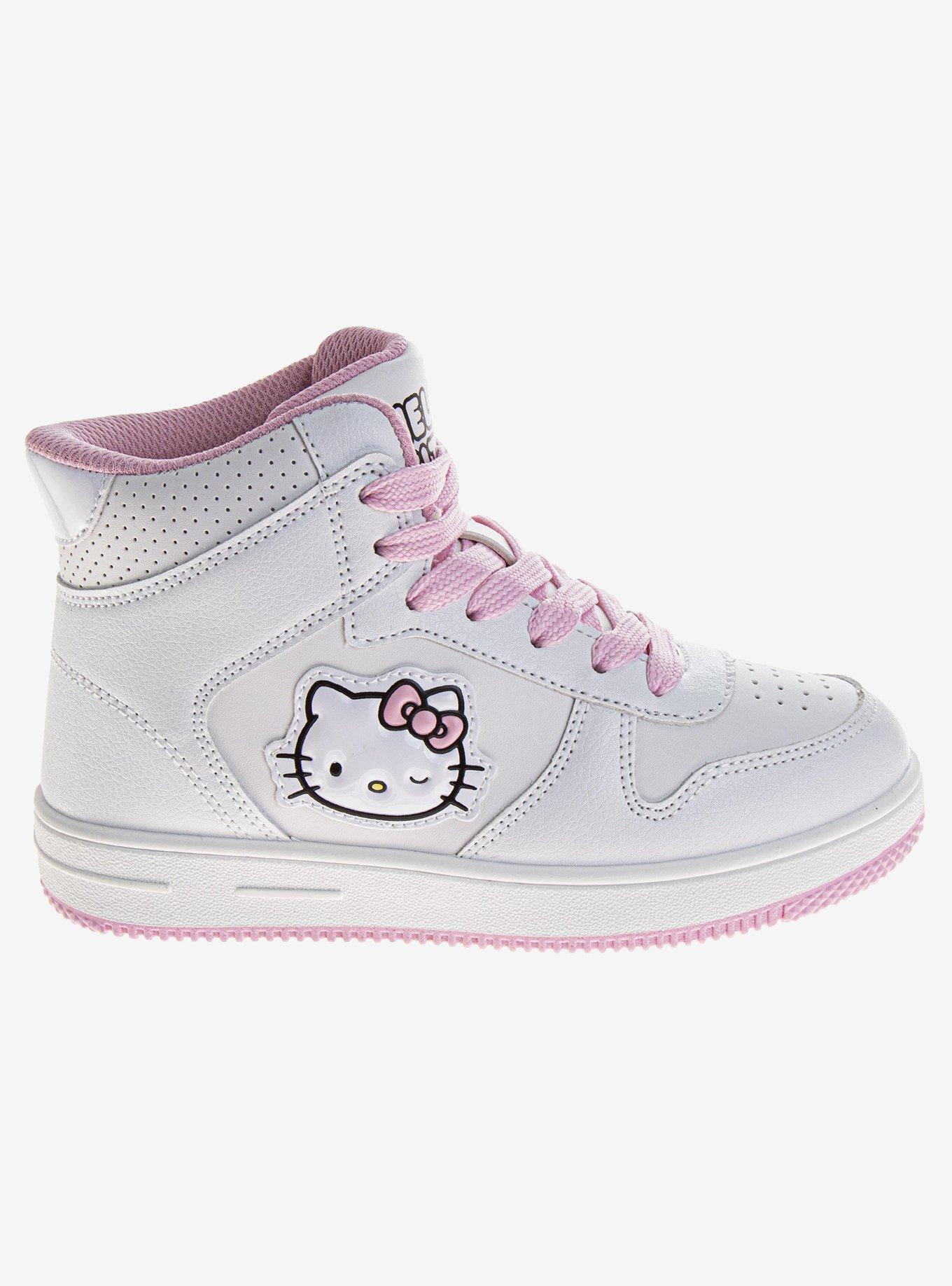 Hello Kitty High-Top Lace-Up Kids Sneakers, , hi-res