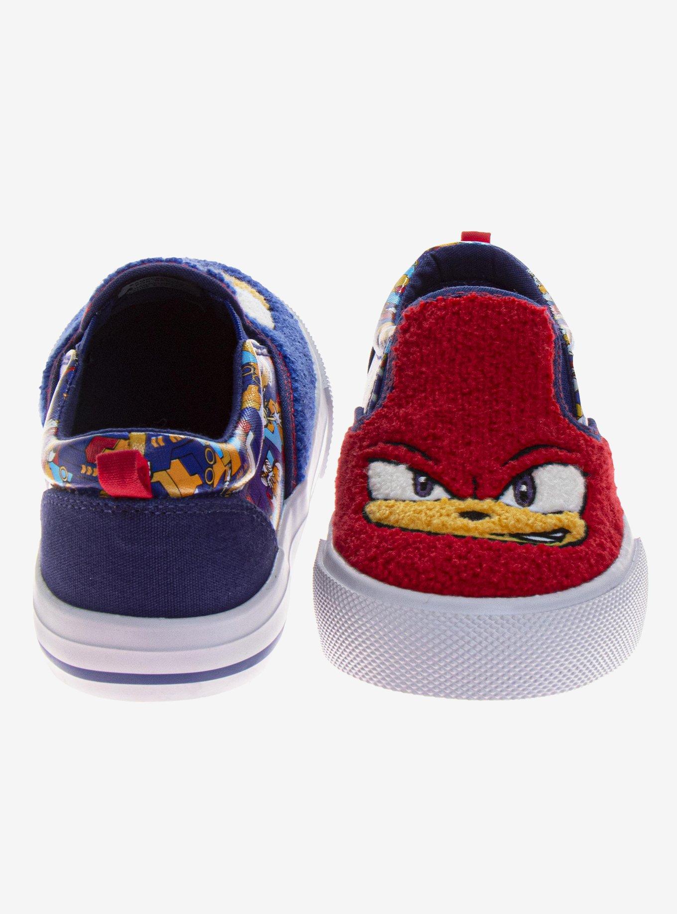 Sonic The Hedgehog Low-Top Canvas Toddler & Little Kids Sneakers, BLUE, alternate - view 3