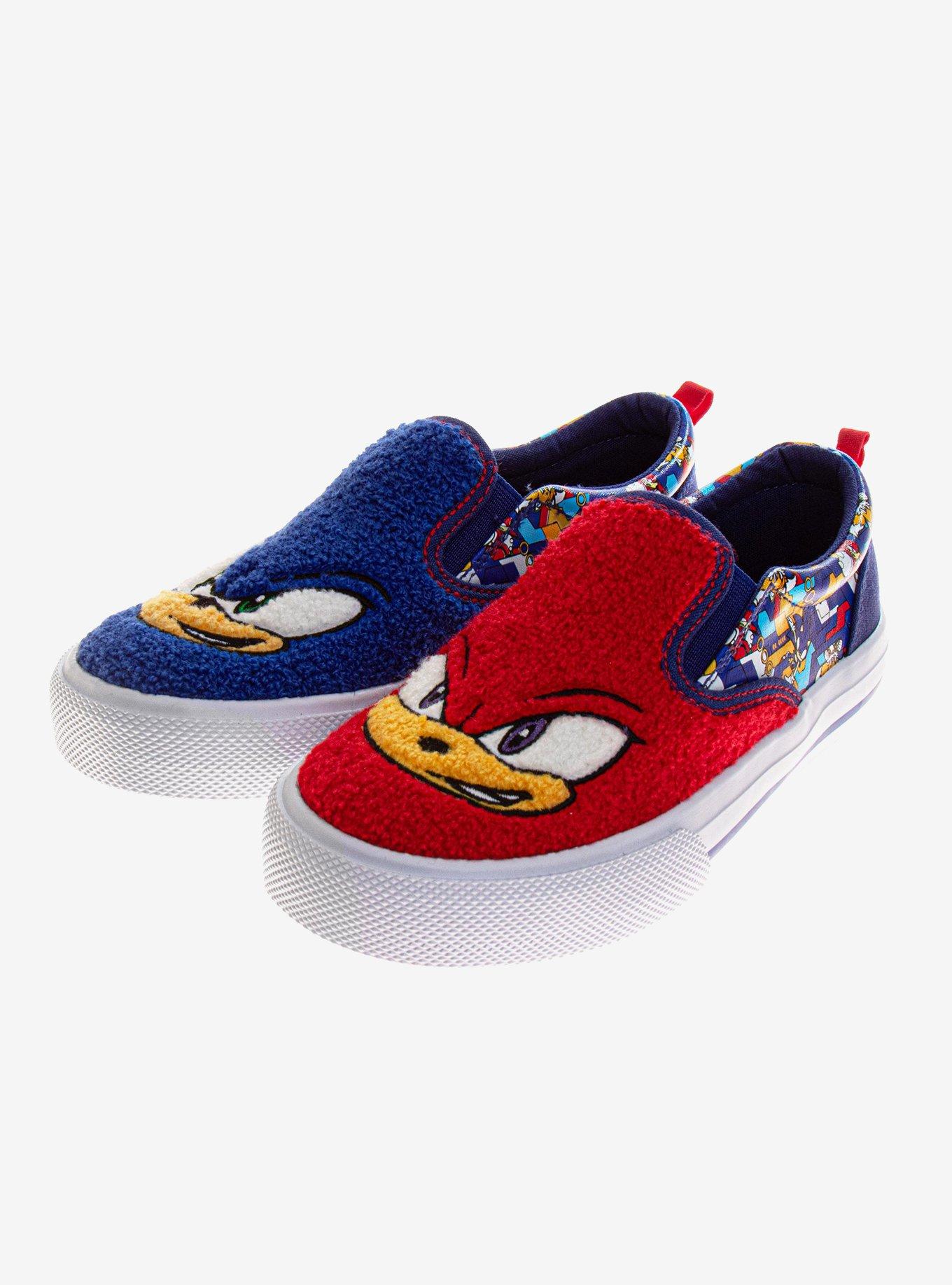 Sonic The Hedgehog Low-Top Canvas Toddler & Little Kids Sneakers, BLUE, alternate - view 4