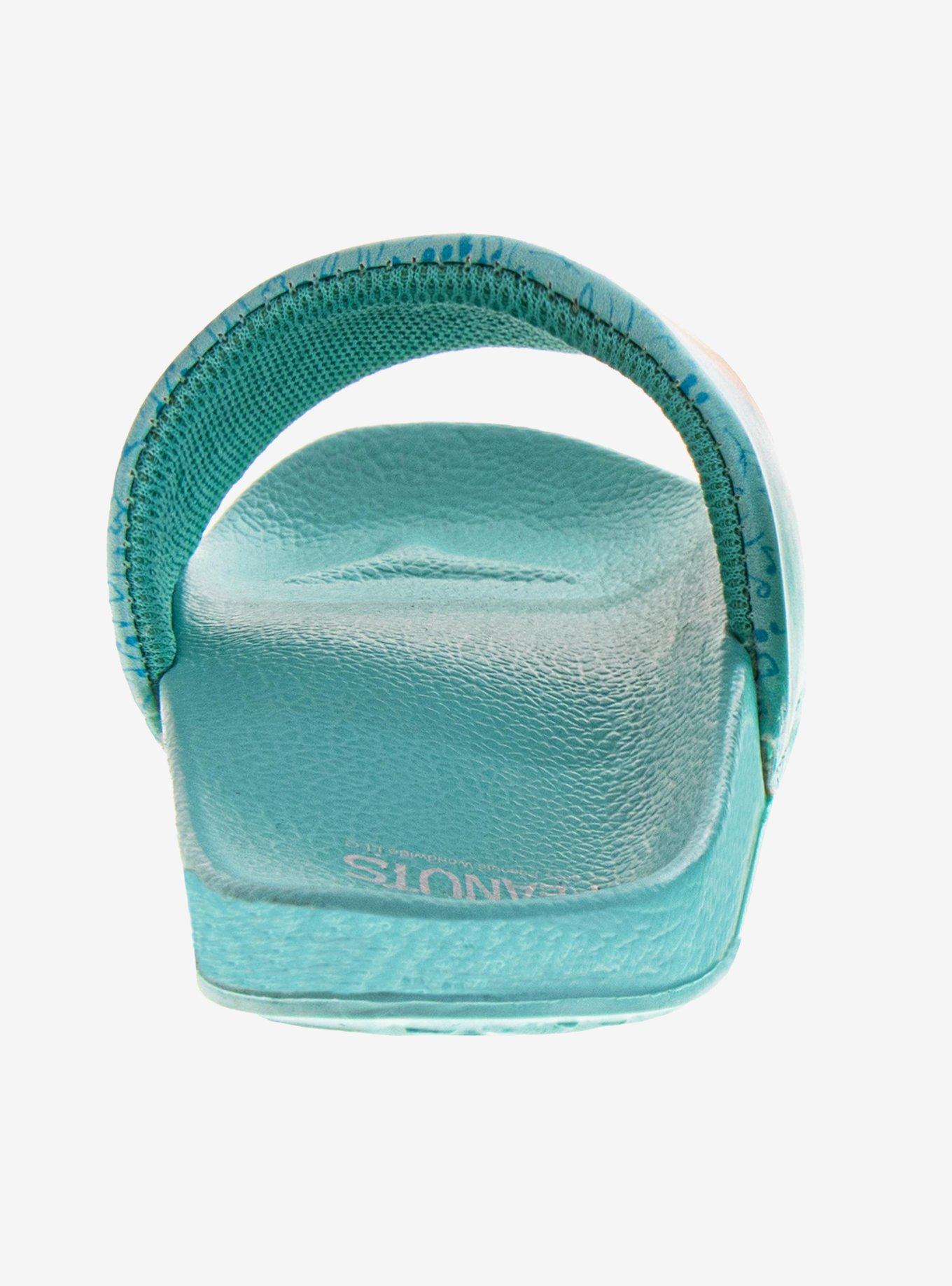 Peanuts Snoopy Comfy Beach Kids Slides, BLUE, alternate