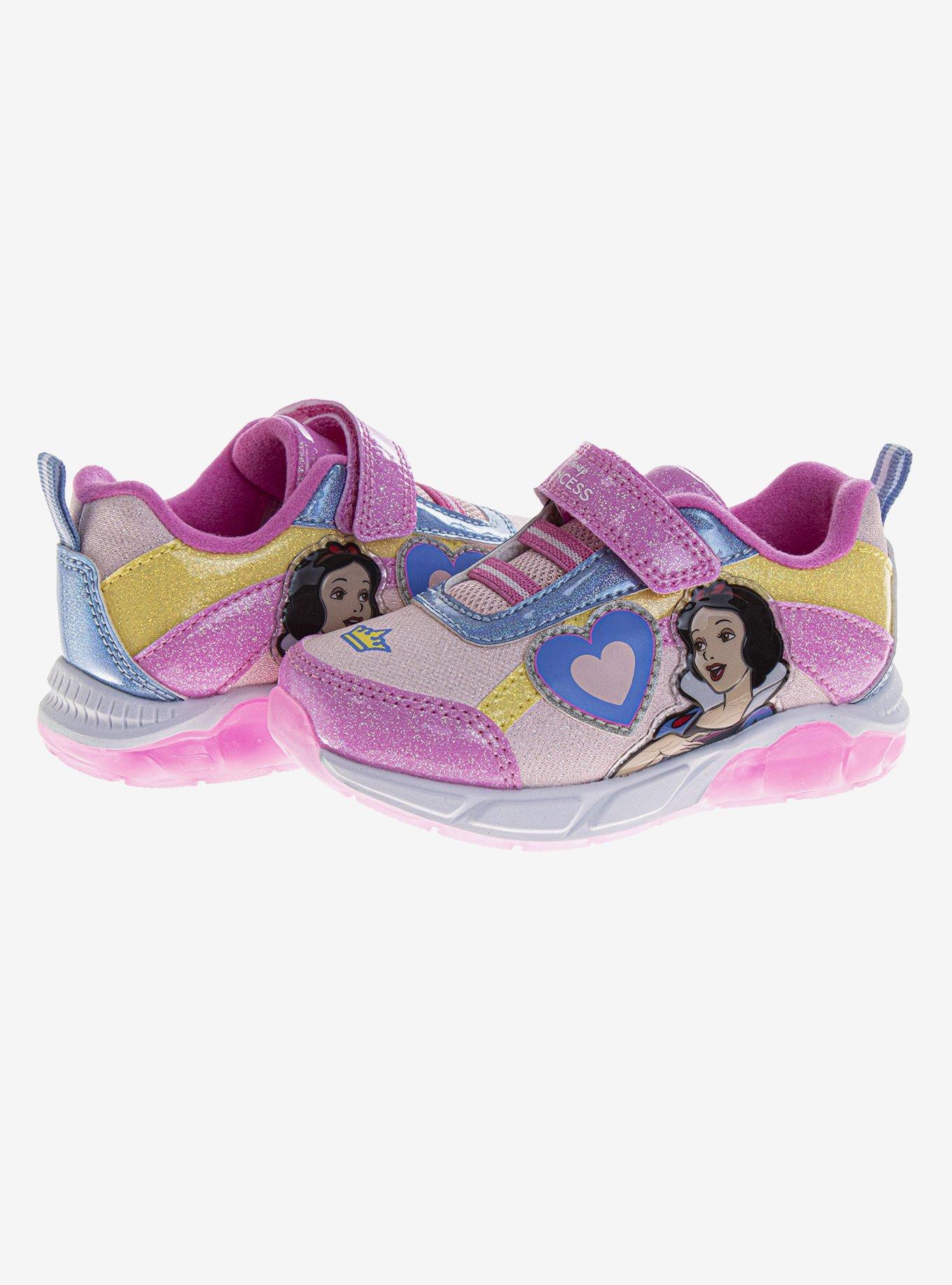 Disney Snow White Hook and Loop Heart Toddler & Little Kids Sneakers, PINK, alternate