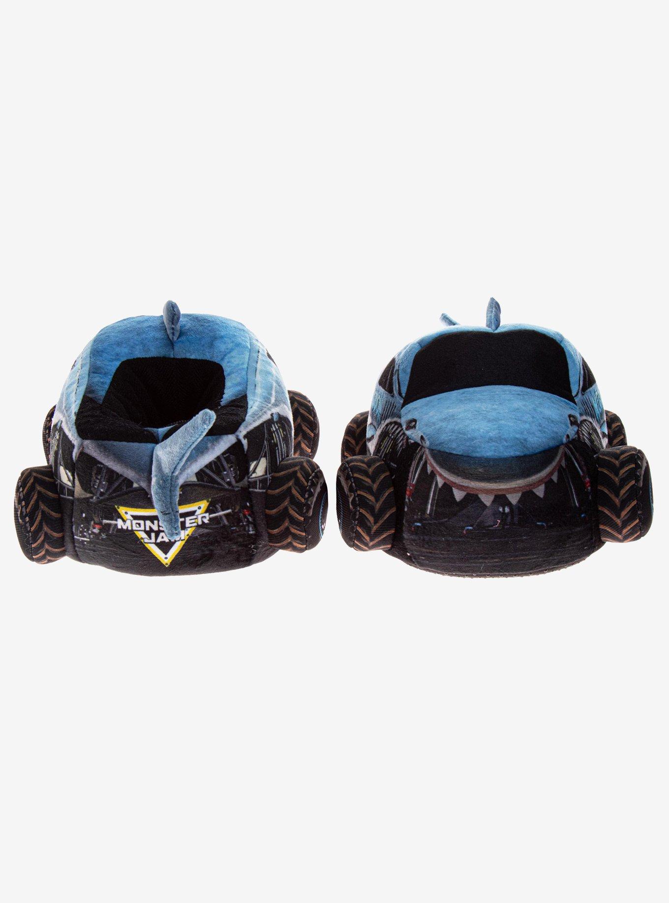 Monster Jam Blue Thunder Slip-On Toddler & Little Kids Slippers, BLUE, alternate