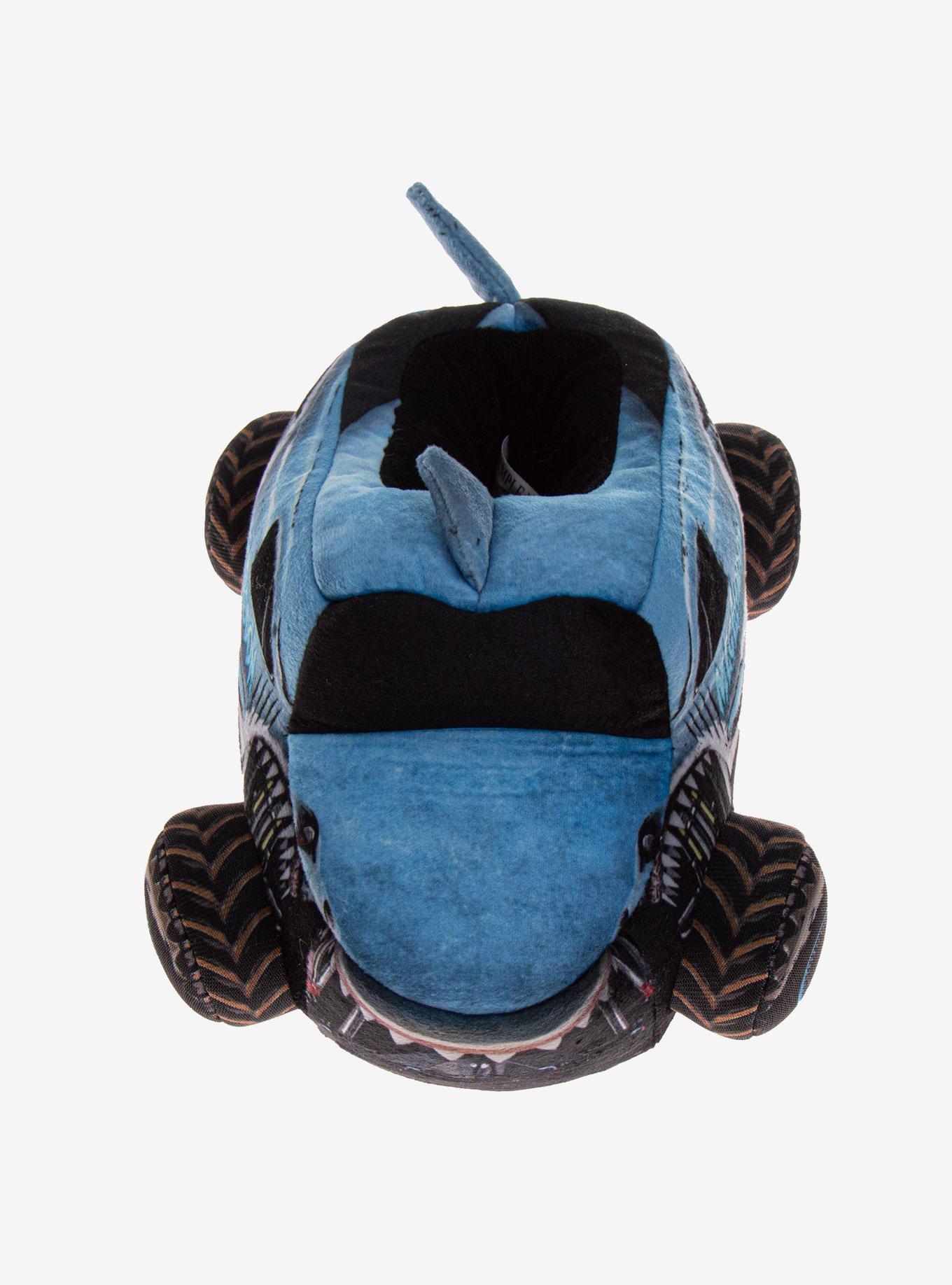 Monster Jam Blue Thunder Slip-On Toddler & Little Kids Slippers, BLUE, alternate