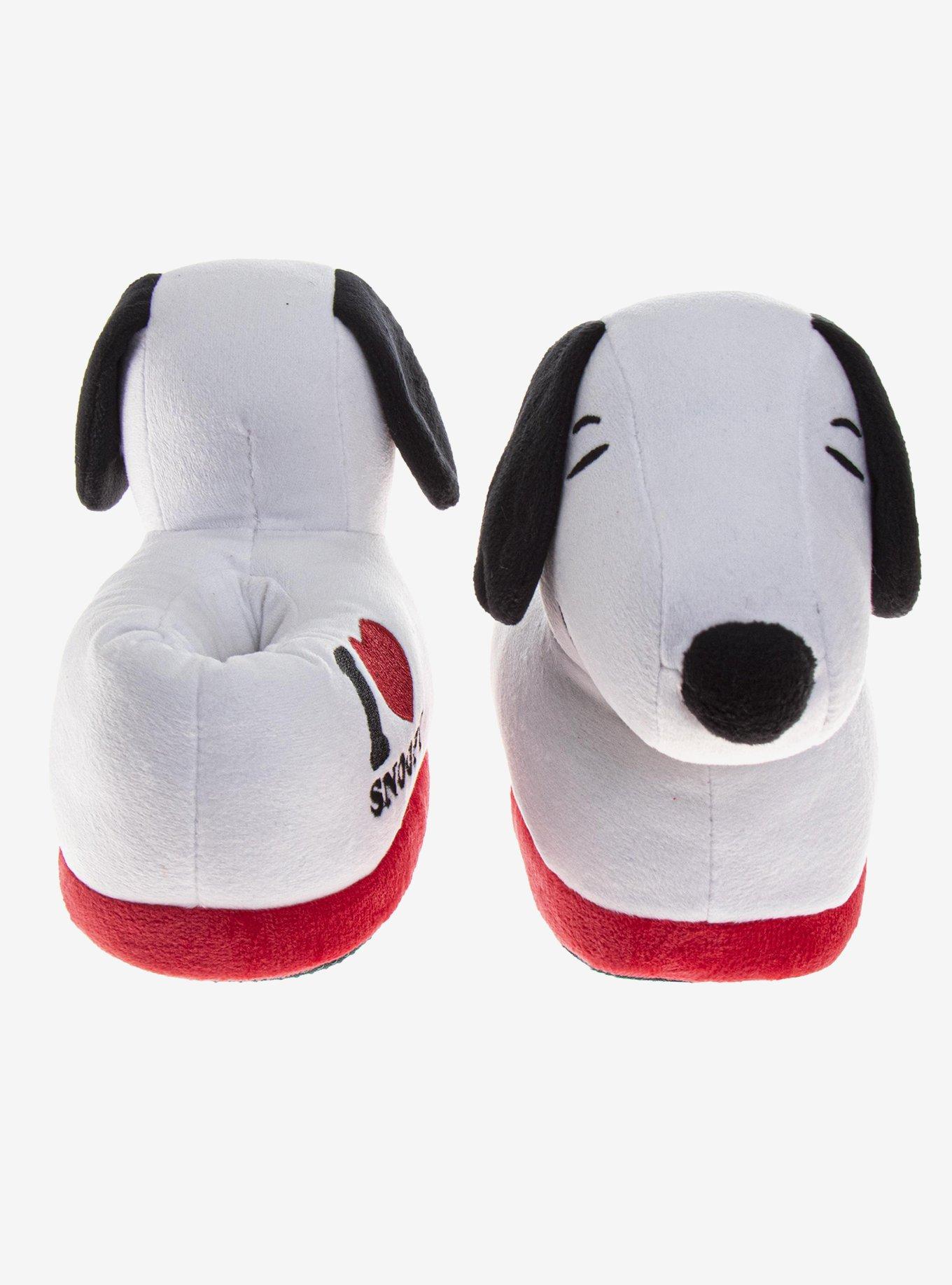Peanuts Snoopy 3D Design Head Slip-On Toddler Slippers, BRIGHT WHITE, alternate - view 3