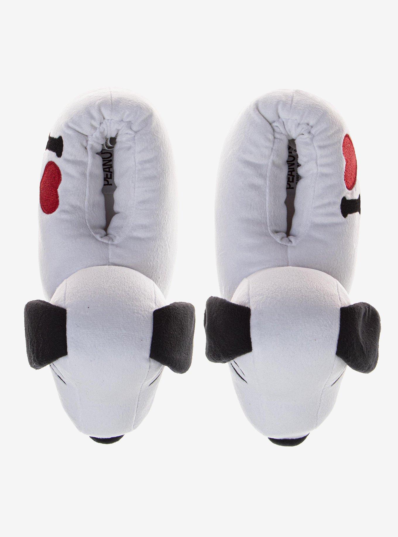 Peanuts Snoopy 3D Design Head Slip-On Toddler Slippers, BRIGHT WHITE, alternate - view 4