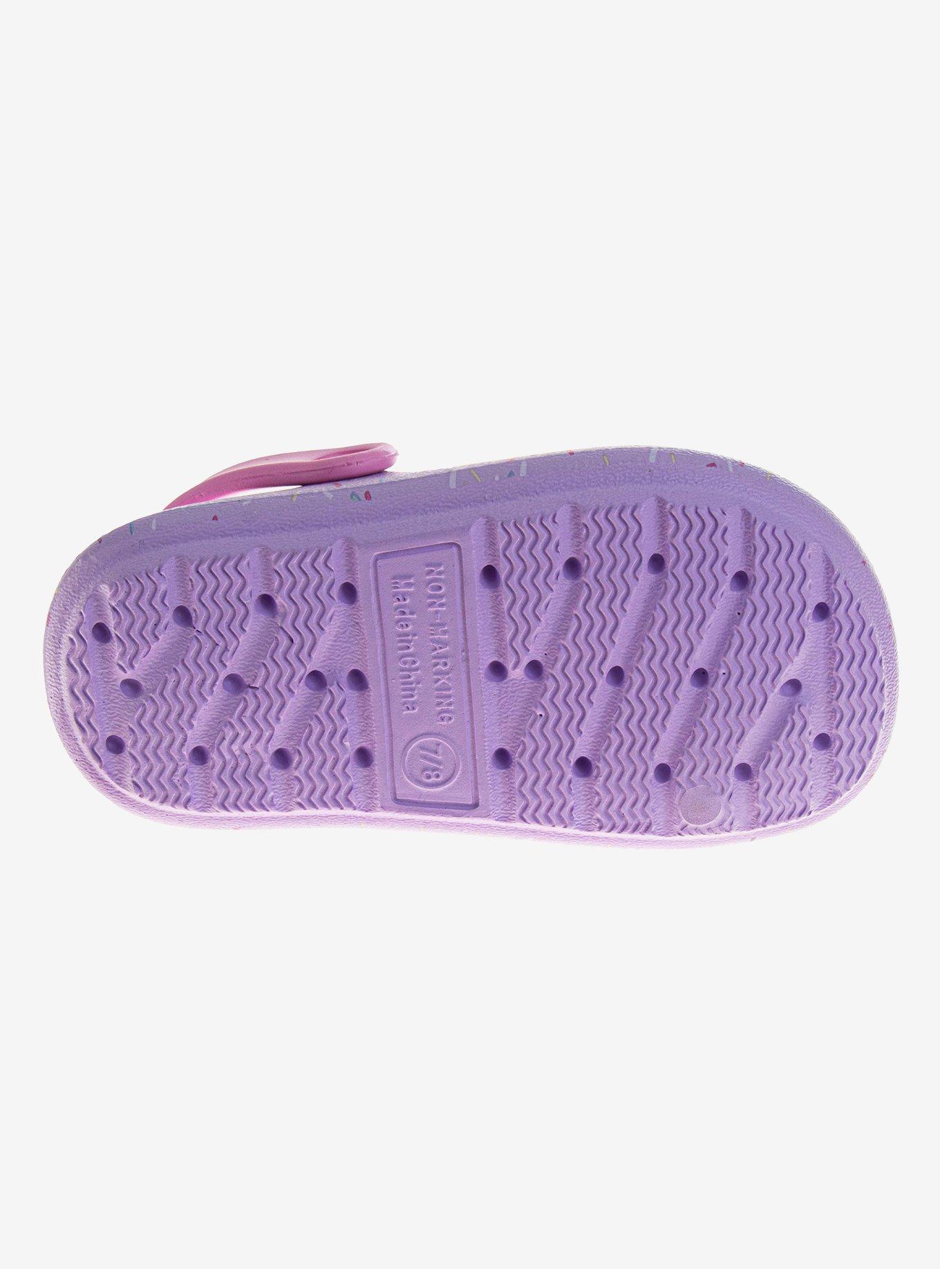 Gabby's Dollhouse Open Toe Toddlers & Little Kids Clogs, PURPLE, alternate - view 5