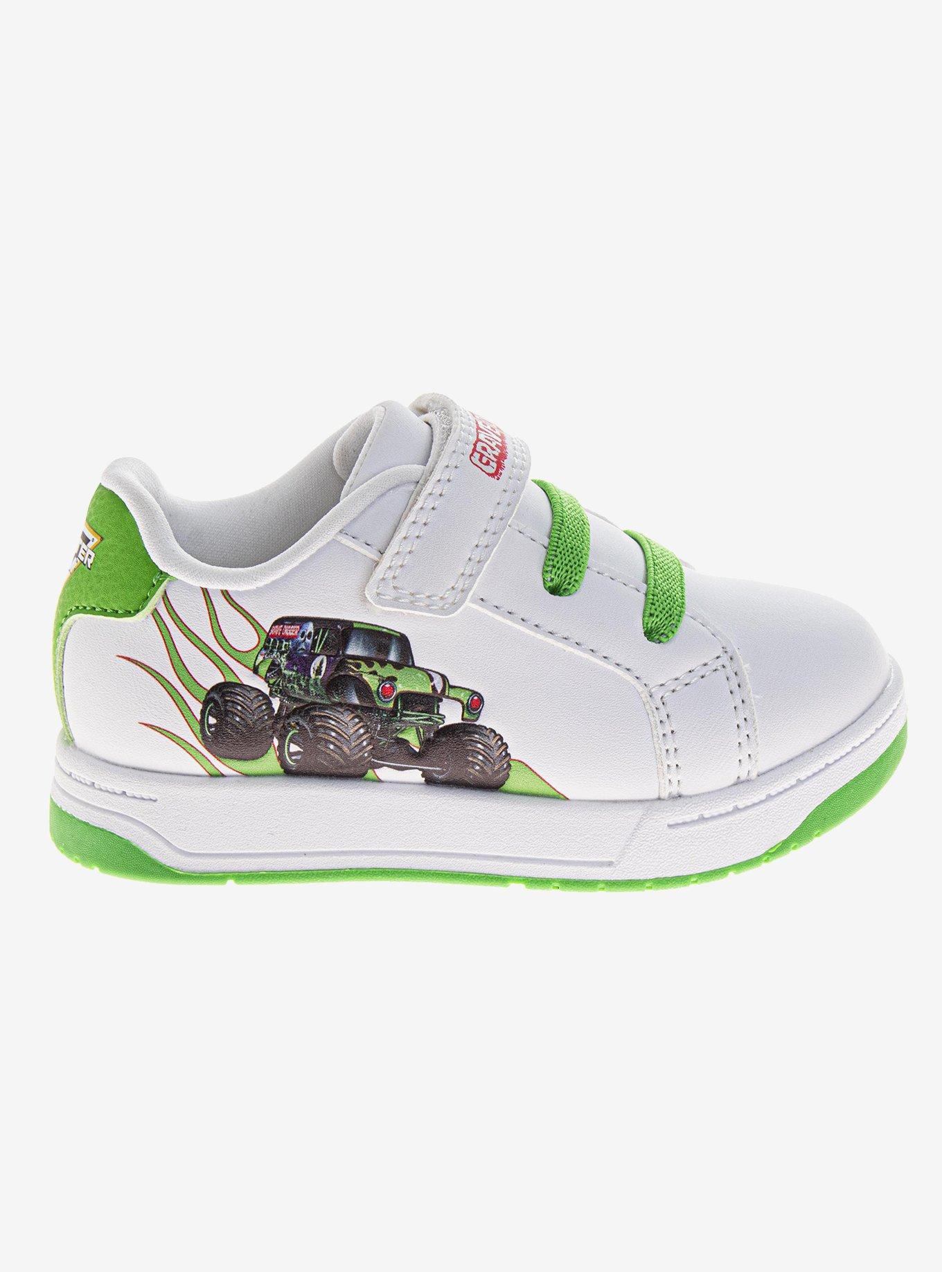 Monster Jam Hook and Loop Toddler & Little Kids Sneakers, , hi-res