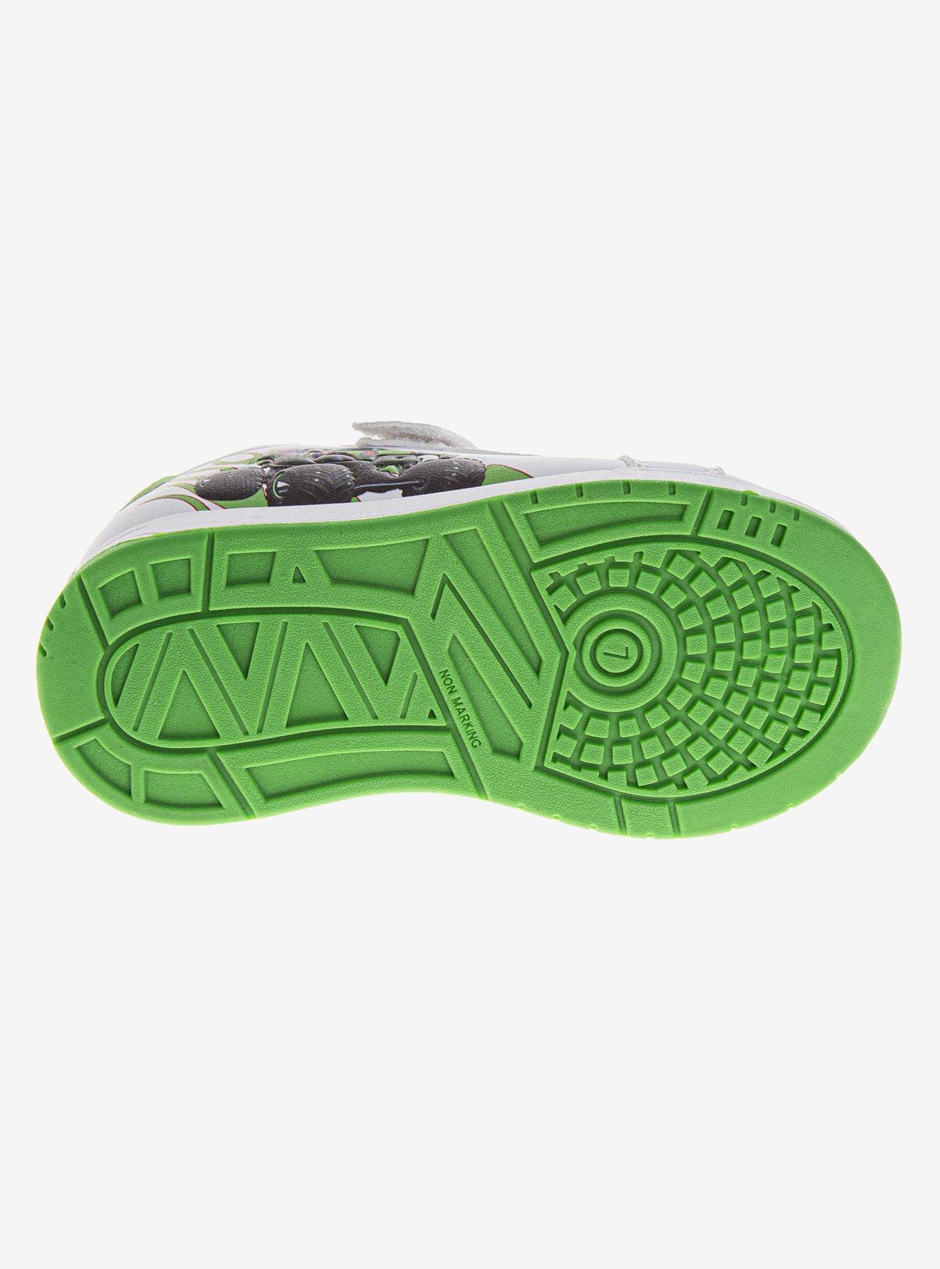 Monster Jam Hook and Loop Toddler & Little Kids Sneakers, BRIGHT WHITE, alternate