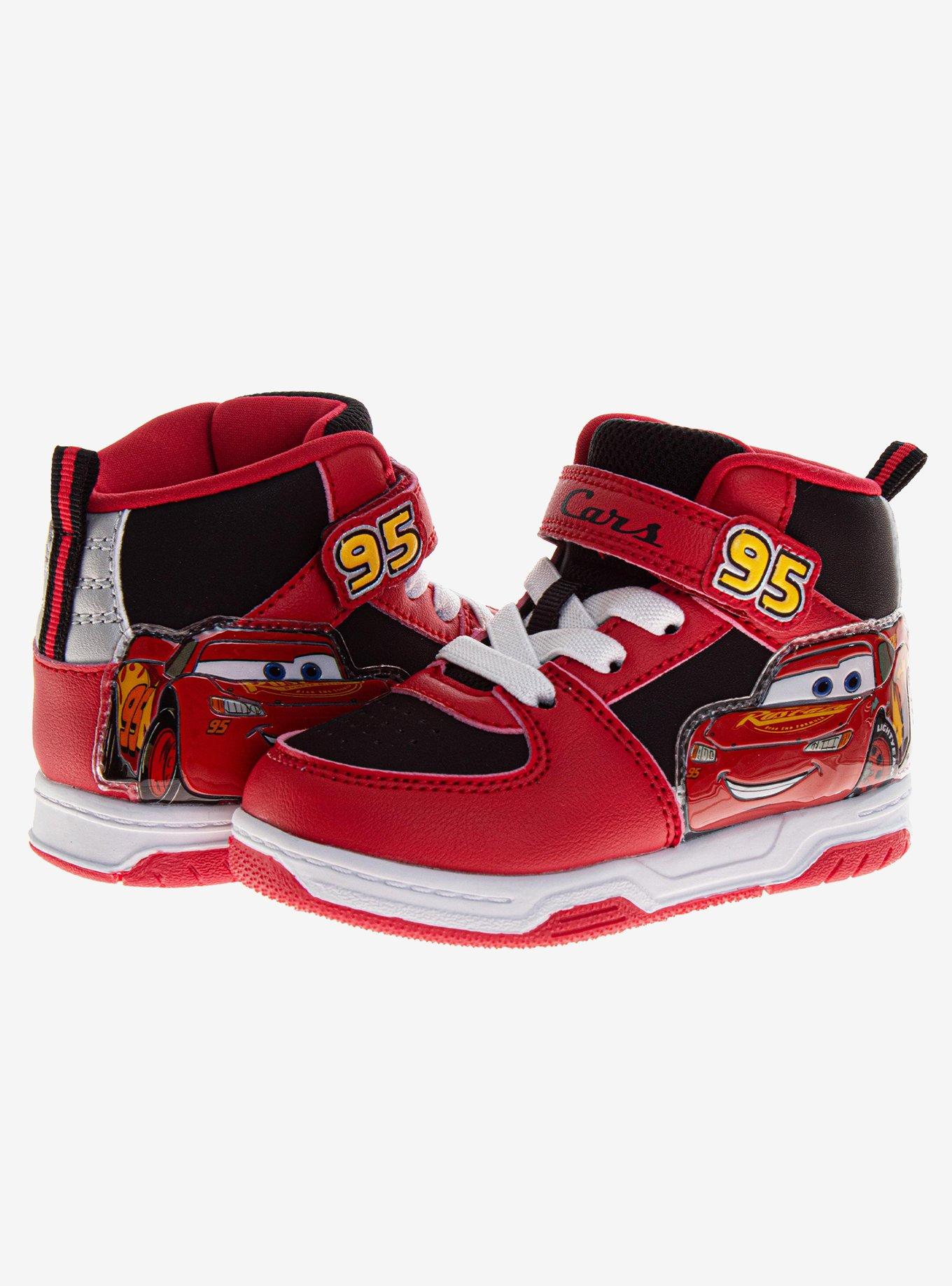 Disney Pixar Cars High-Top Toddler & Little Kids Sneakers, RED, alternate