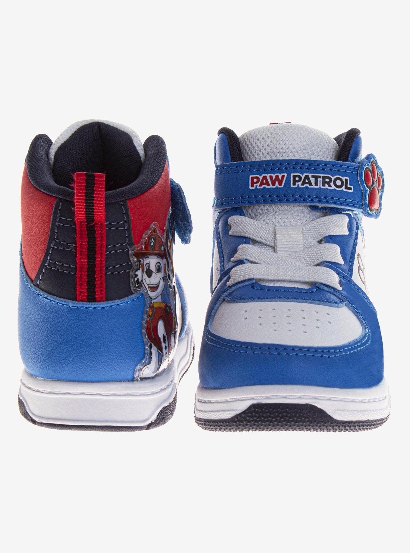 Paw Patrol Marshall & Chase High-Top Toddler & Little Kids Sneakers, BLUE, alternate