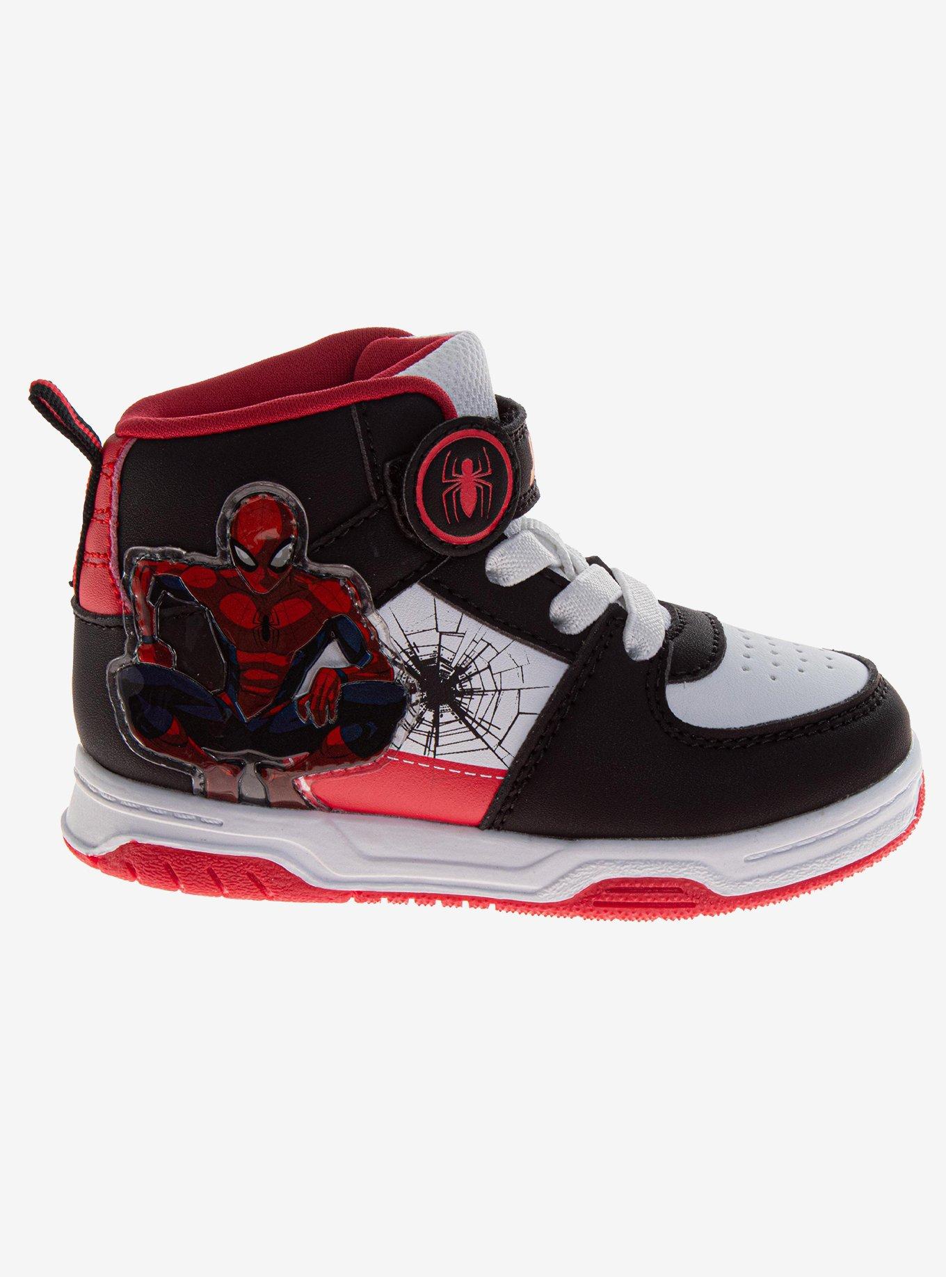 Marvel Spider-Man Hook and Loop Toddler & Little Kids Sneakers, , hi-res