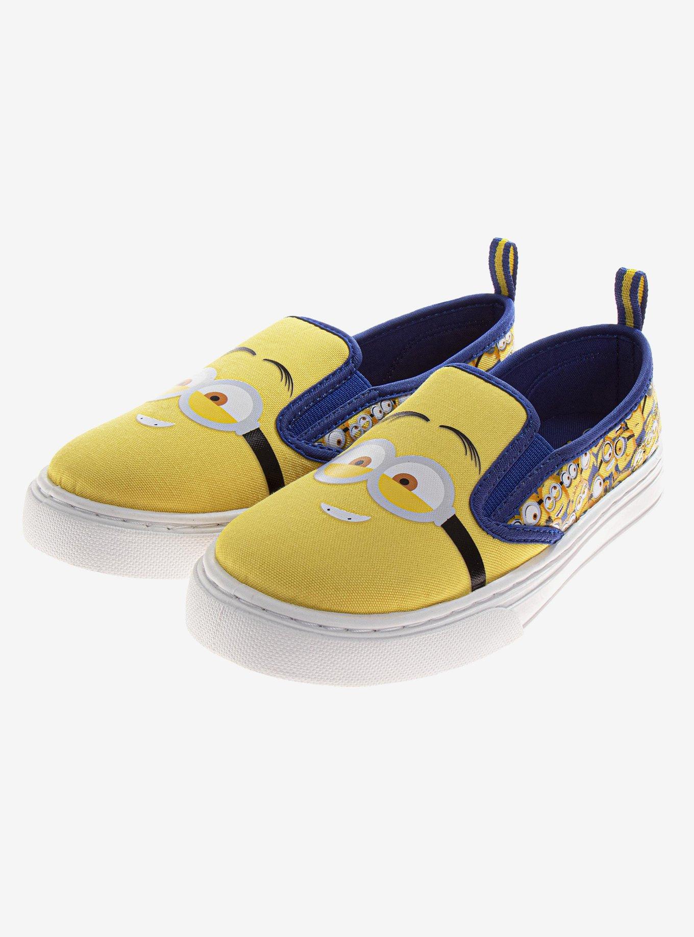Minions Boys Low-Top Canvas Toddler & Little Kids Sneakers, BRIGHT YELLOW, alternate - view 4