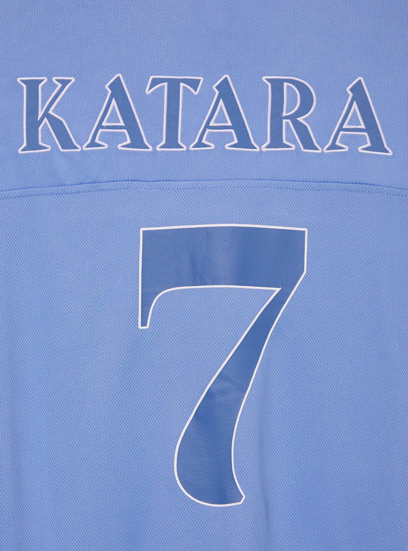 Avatar: The Last Airbender Katara Water Tribe Women's Plus Size Cropped Football Jersey - BoxLunch Exclusive, BLUE, alternate - view 4