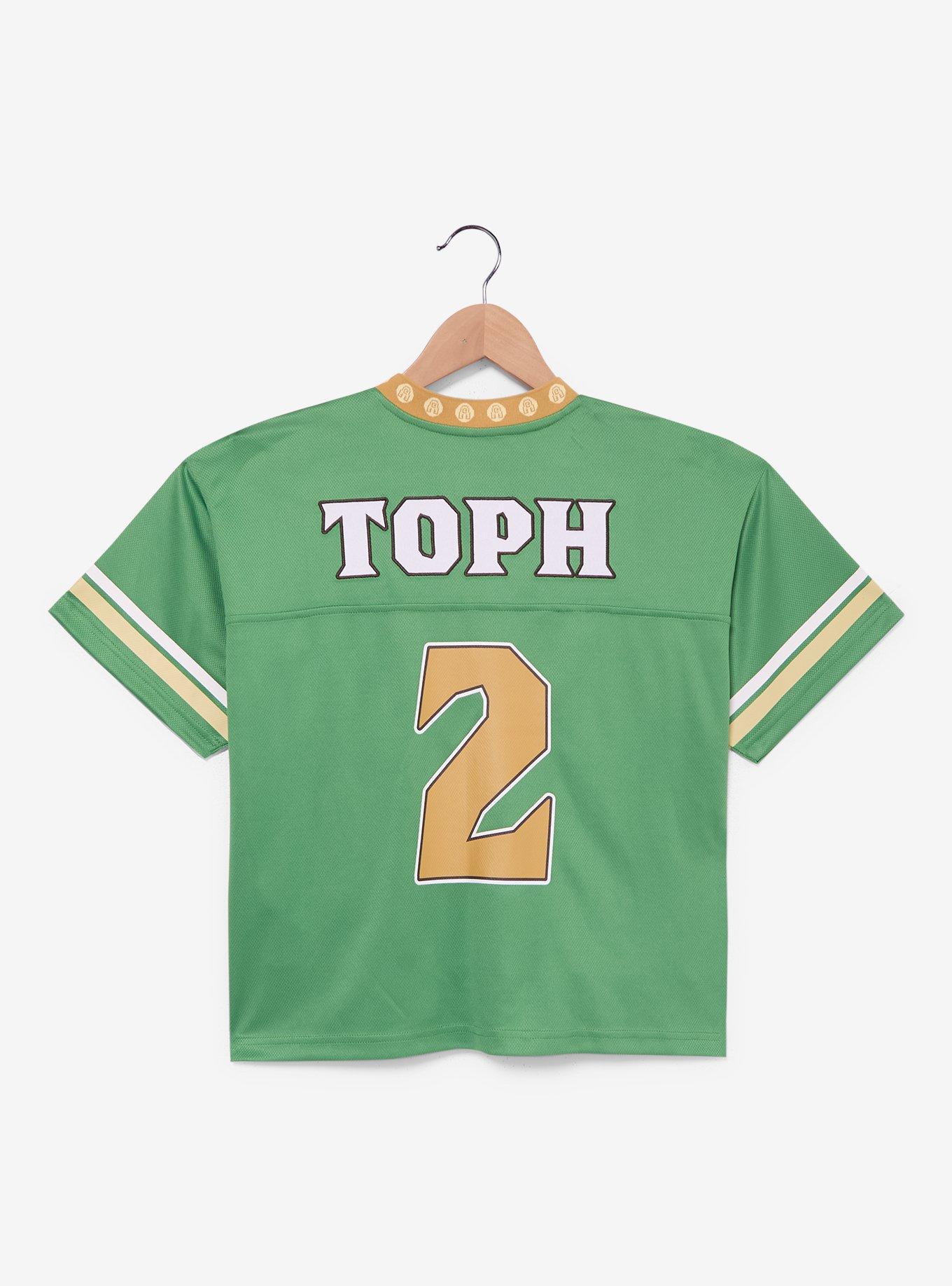Avatar: The Last Airbender Toph Earth Kingdom Women's Cropped Football Jersey - BoxLunch Exclusive, , hi-res